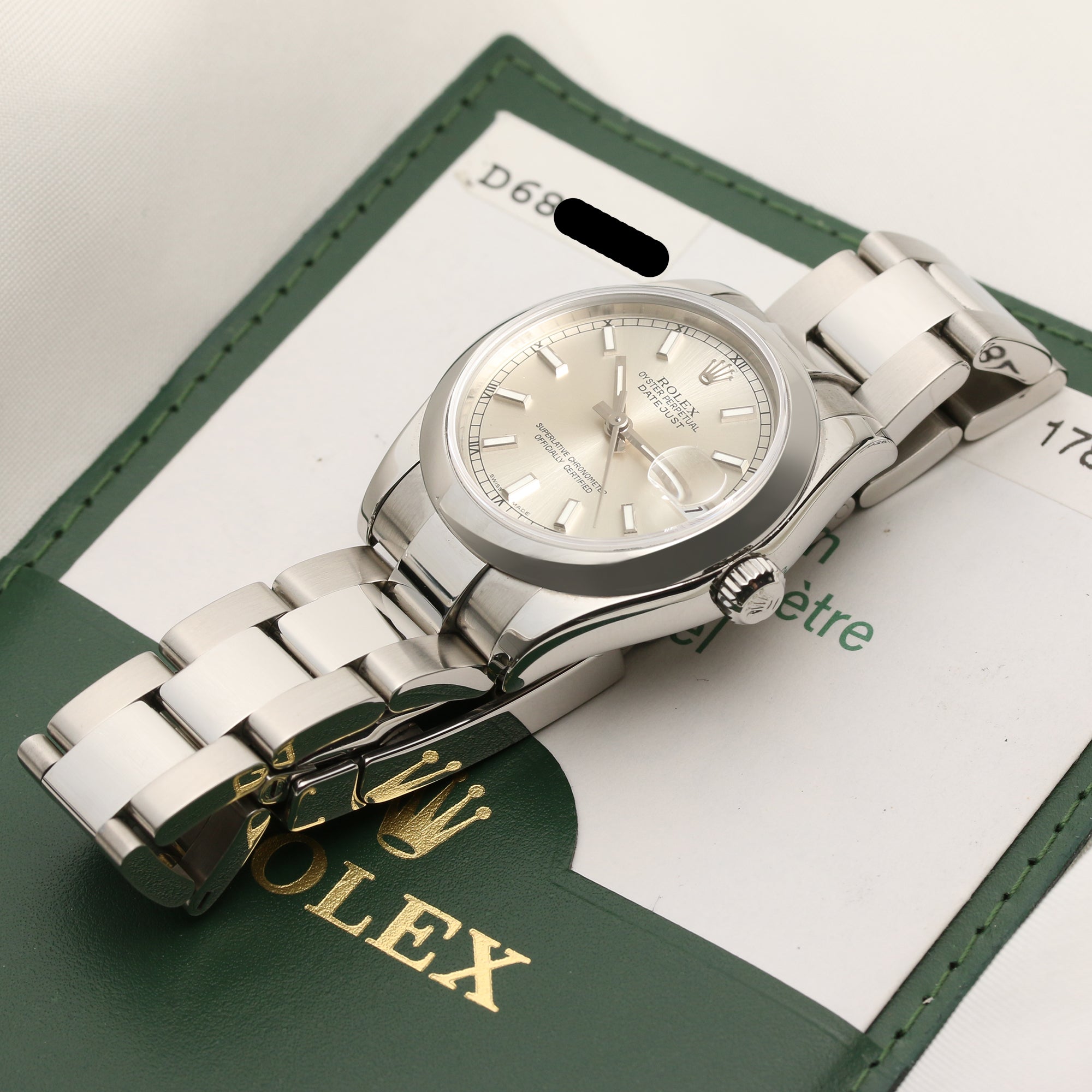 Rolex Midsize DateJust 178240 Stainless Steel Second Hand Watch Collectors 7