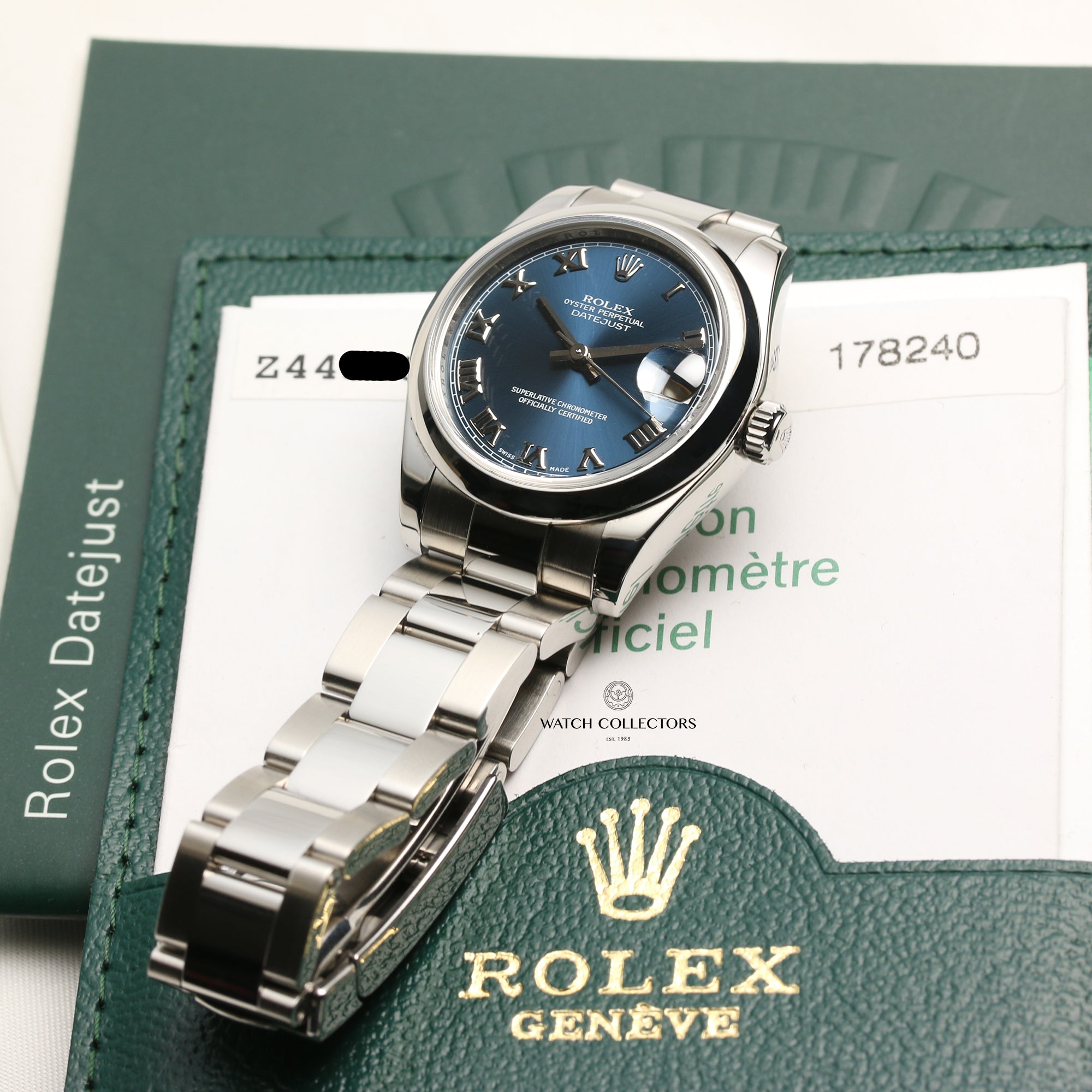 Rolex Midsize DateJust 178240 Stainless Steel Second Hand Watch Collectors 7