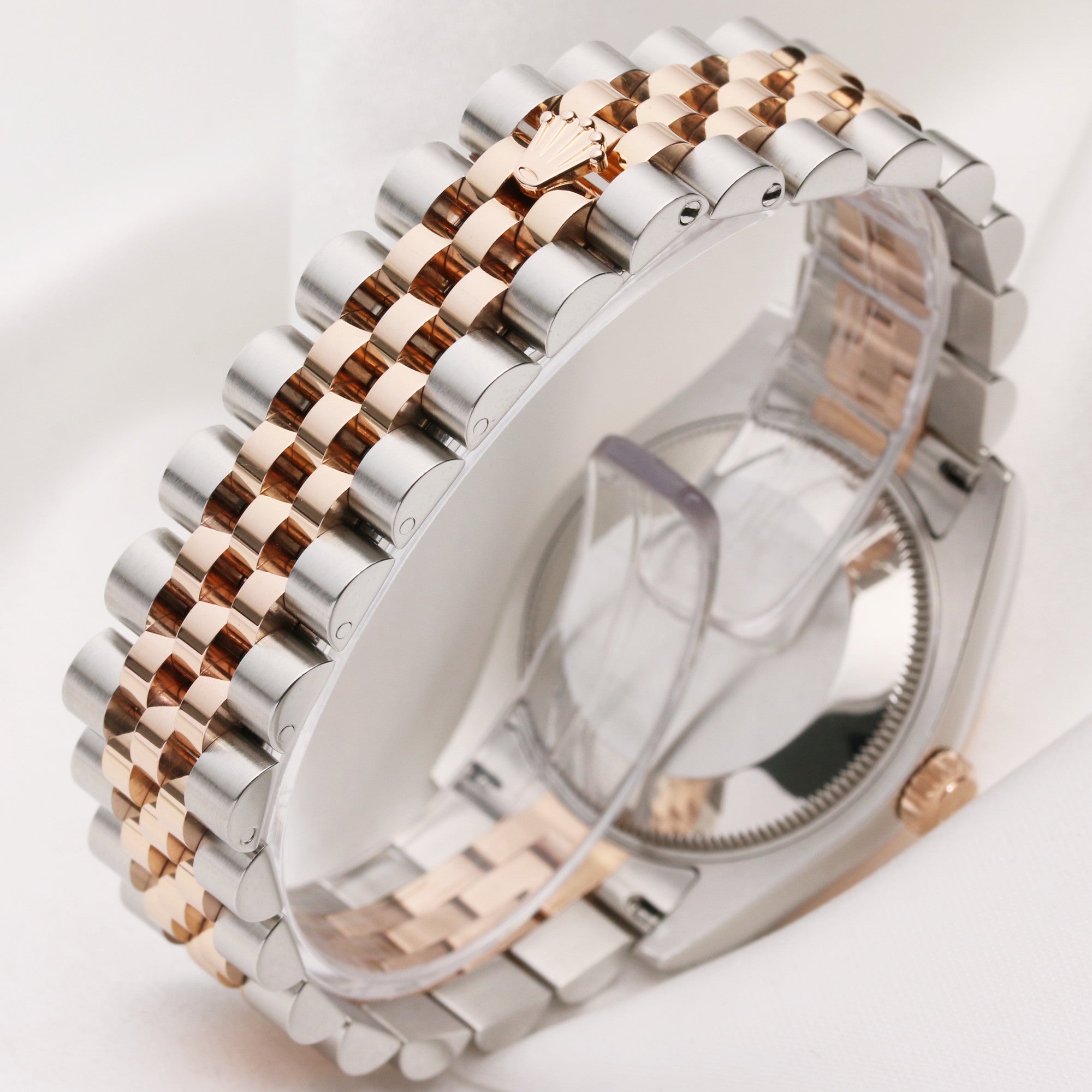 Rolex Midsize DateJust 178271 Diamond Dial Steel & Rose Gold Second Hand Watch Collectors 5