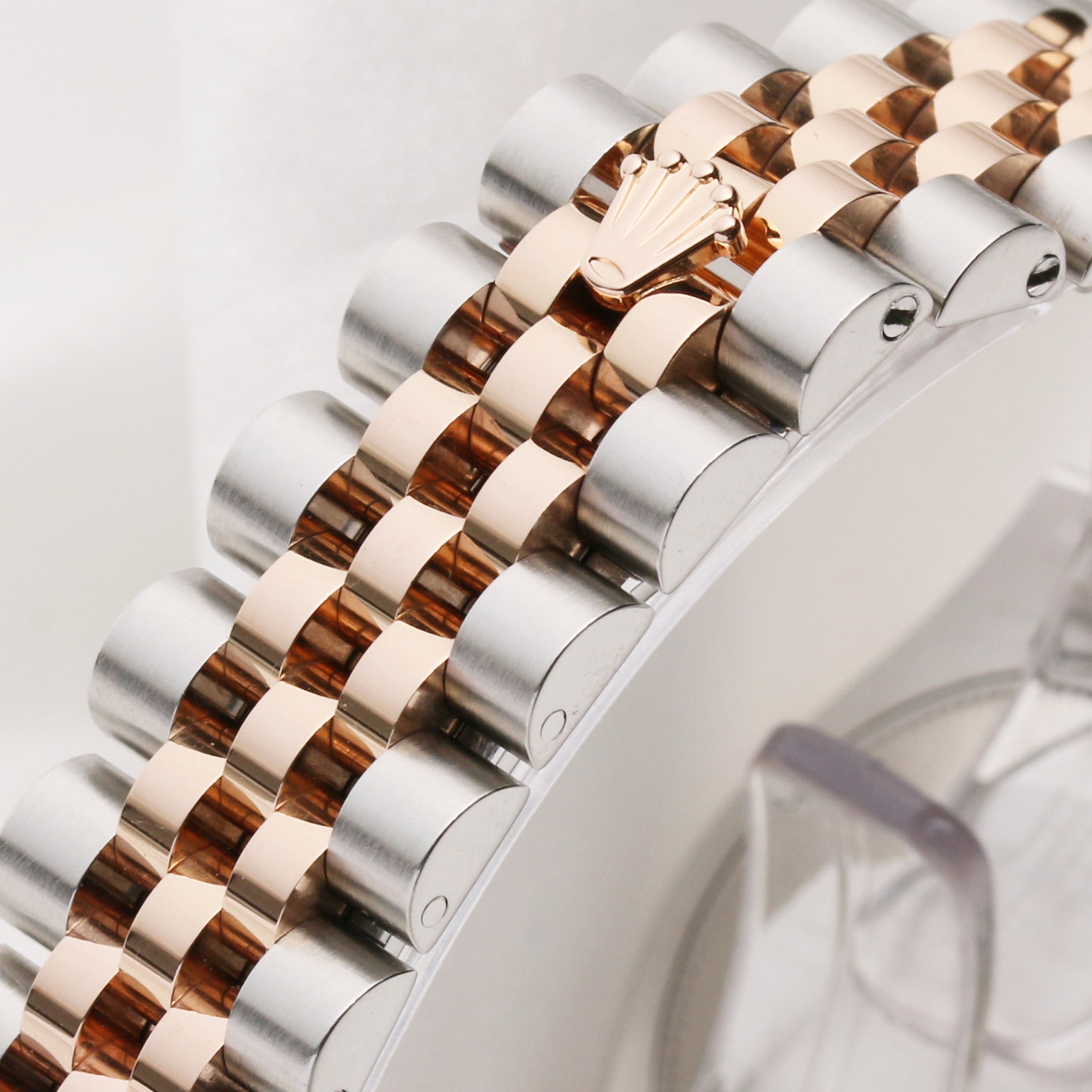 Rolex Midsize DateJust 178271 Diamond Dial Steel & Rose Gold Second Hand Watch Collectors 6