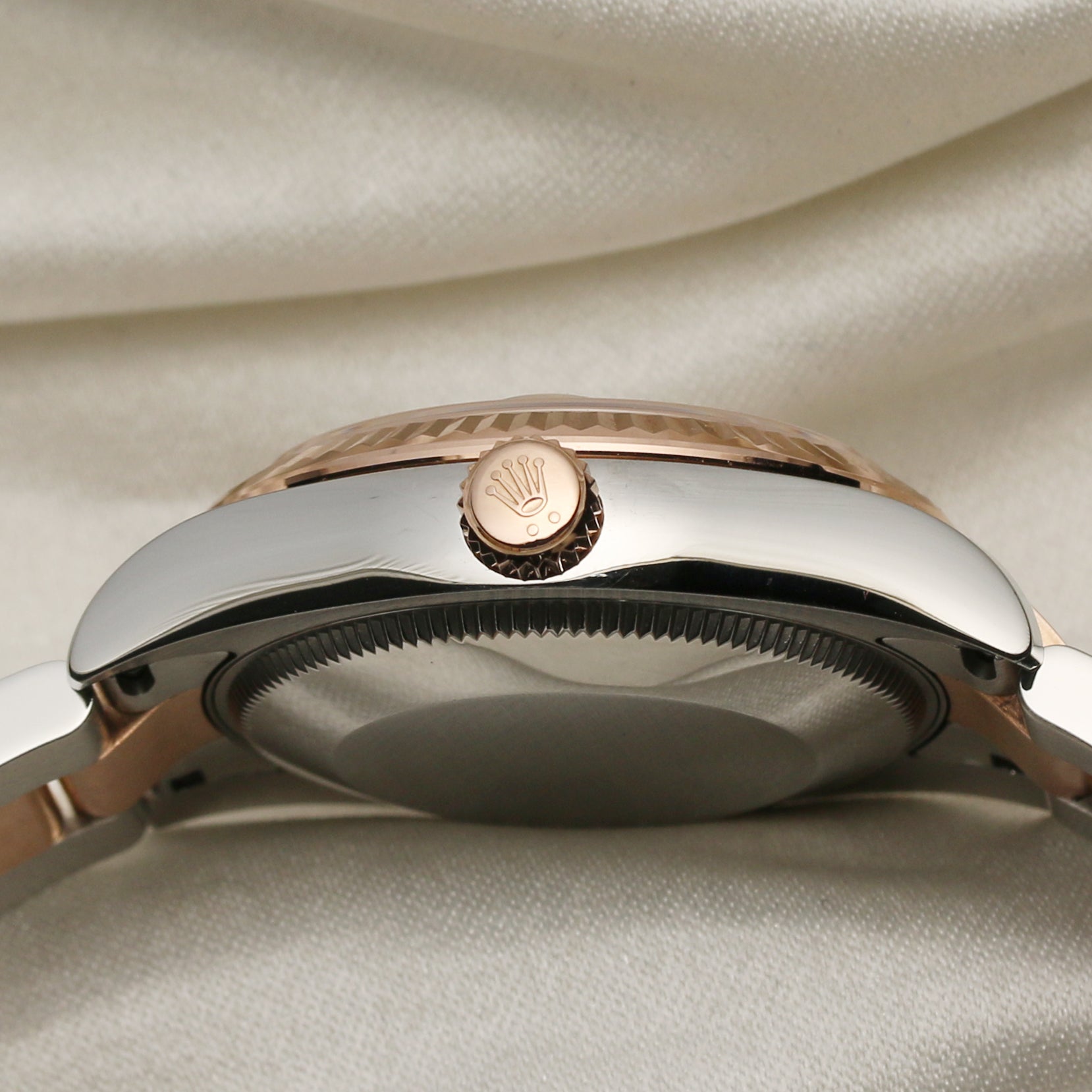 Rolex Midsize DateJust 178271 Steel & Rose Gold Second hand Watch COllectors 5