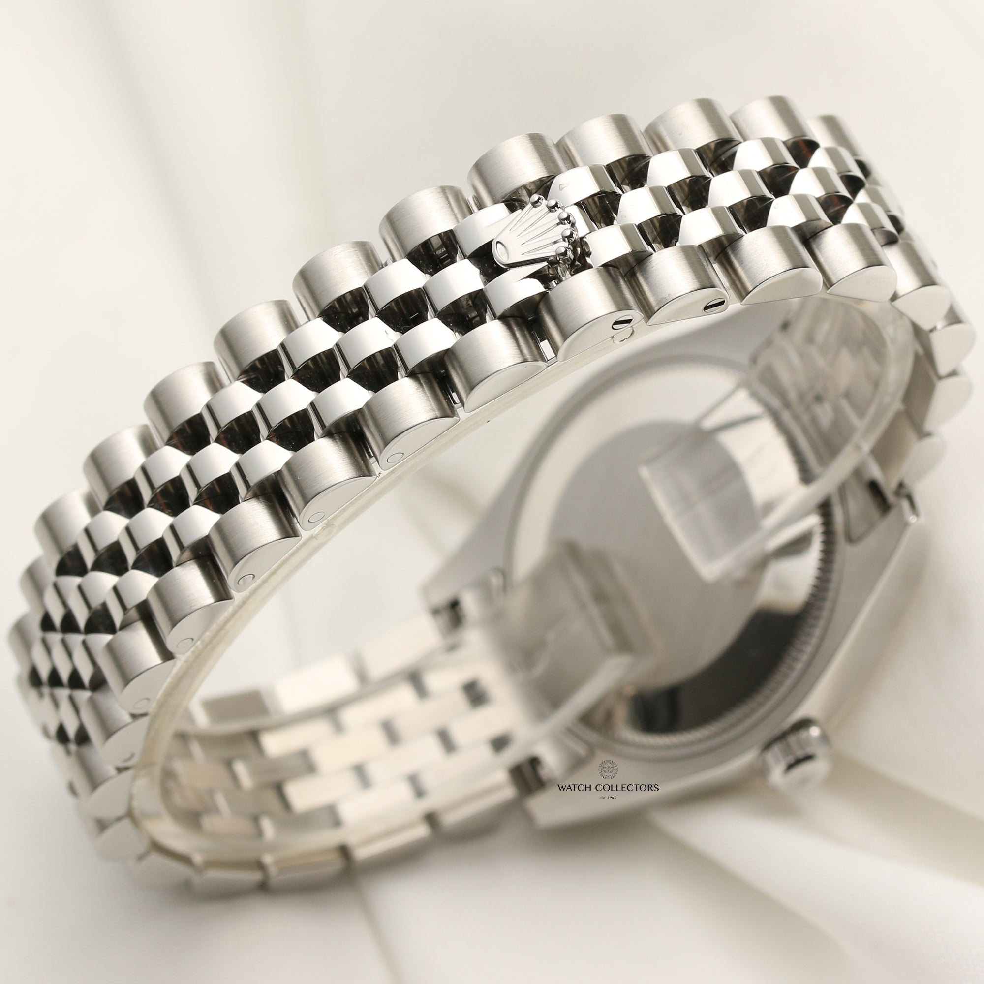 Rolex Midsize DateJust 178274 Stainless Steel & 18K White Gold Bezel Pink Diamond Dial Second Hand Watch Collectors 7