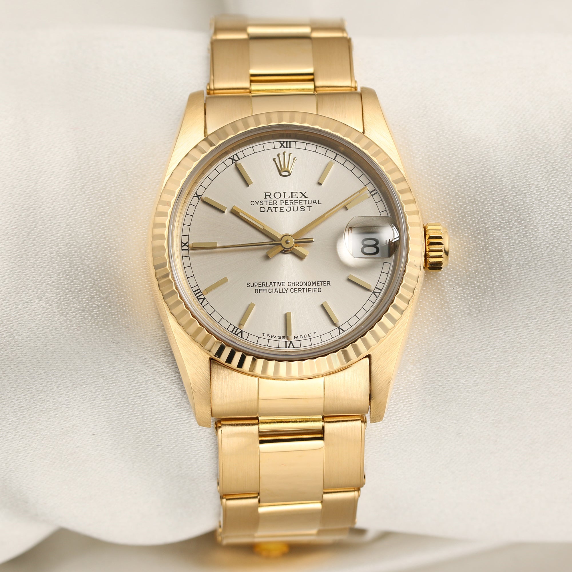 Rolex-Midsize-DateJust-18K-Yellow-Gold-Second-Hand-Watch-Collectors-1