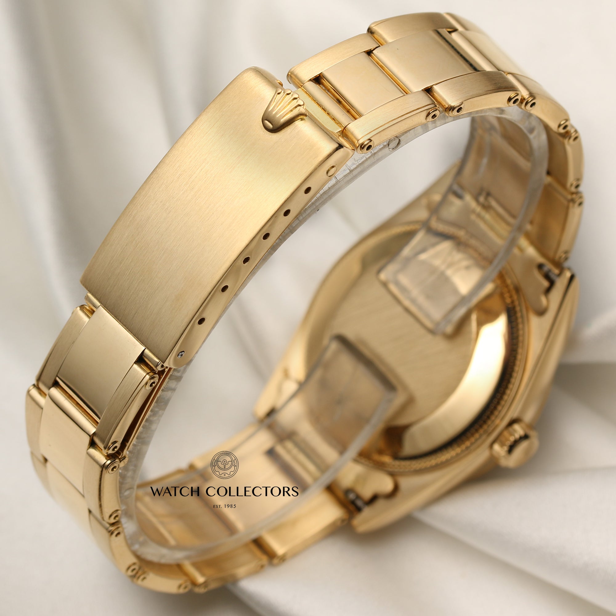 Rolex Midsize DateJust 18K Yellow Gold Second Hand Watch Collectors 6