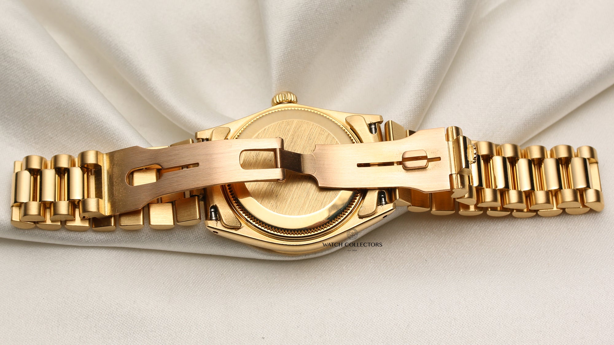 Rolex Midsize DateJust 18K Yellow Gold Second Hand Watch Collectors 7