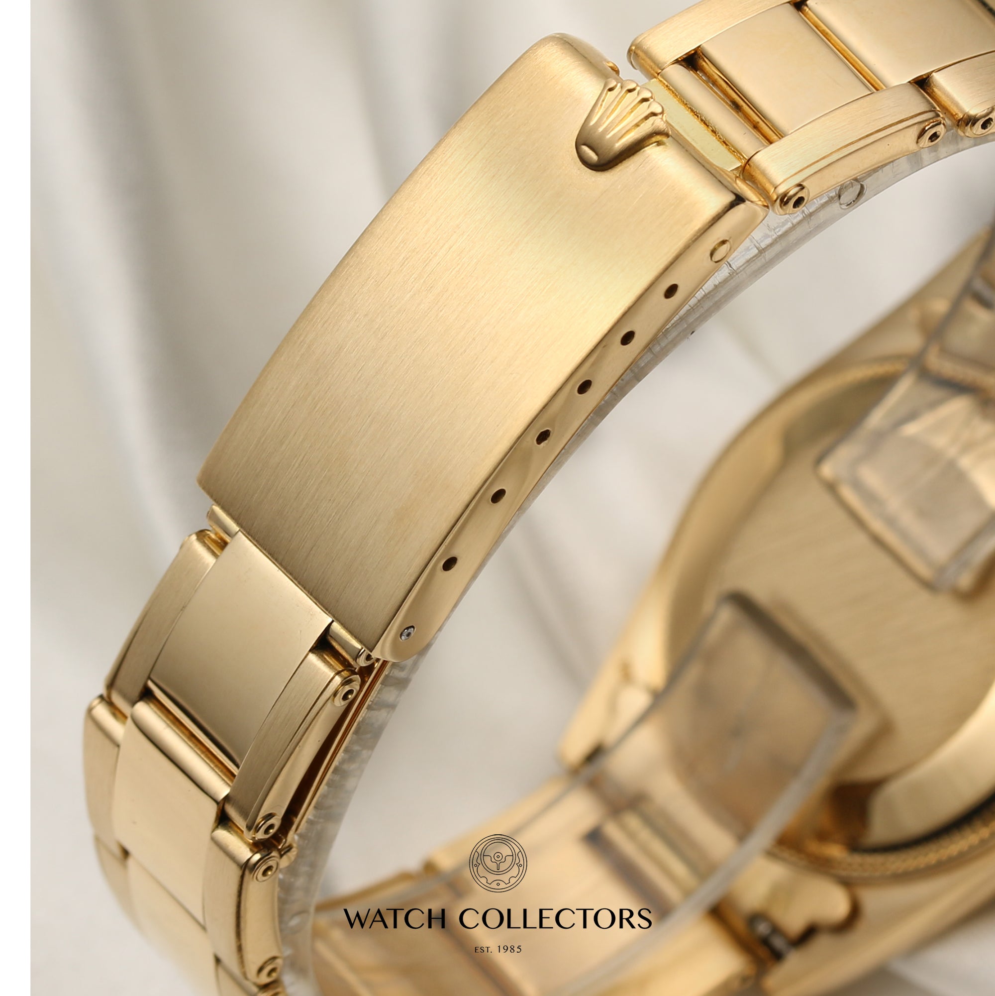 Rolex Midsize DateJust 18K Yellow Gold Second Hand Watch Collectors 8