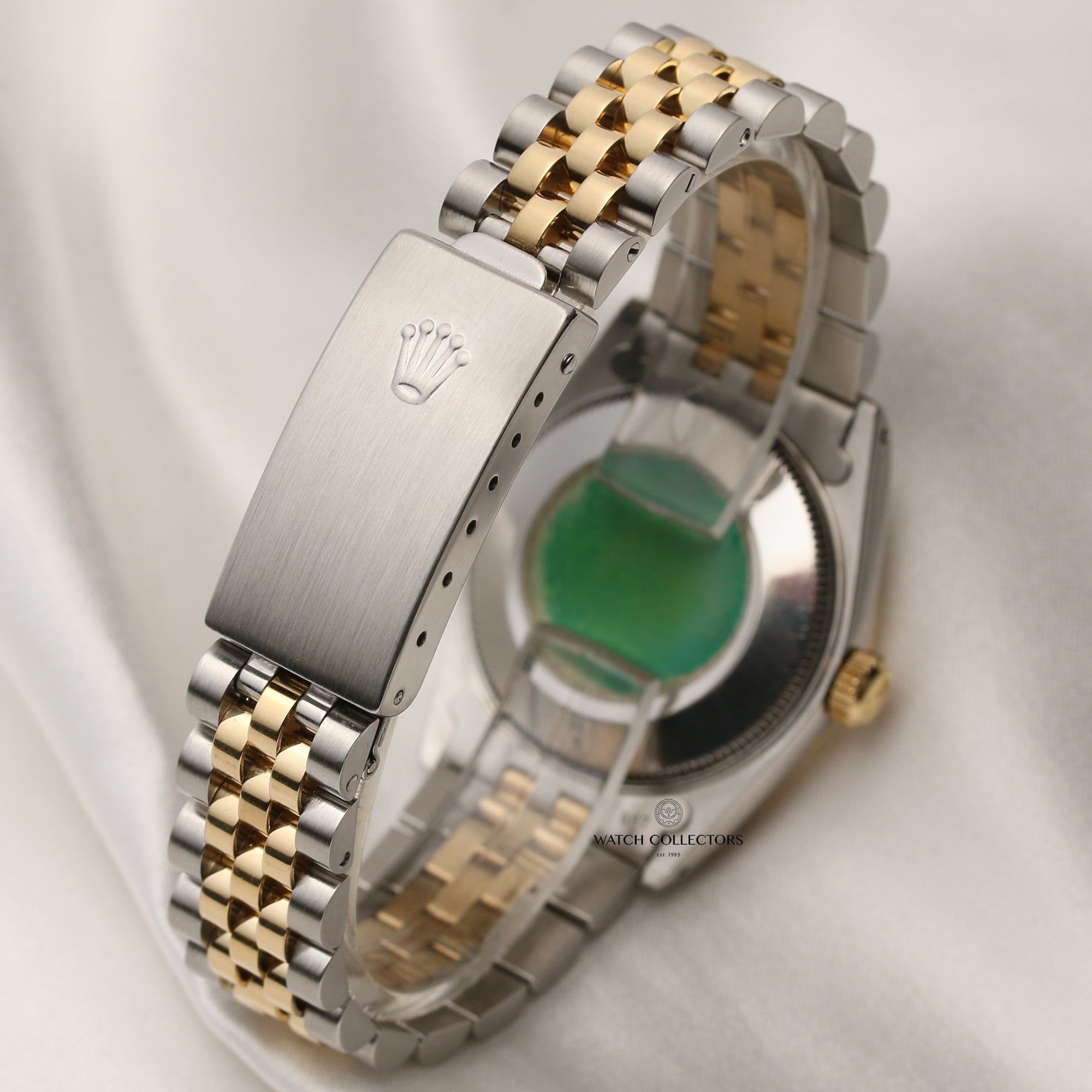 Rolex Midsize DateJust 68173 Steel & Gold Second Hand Watch Collectors 6