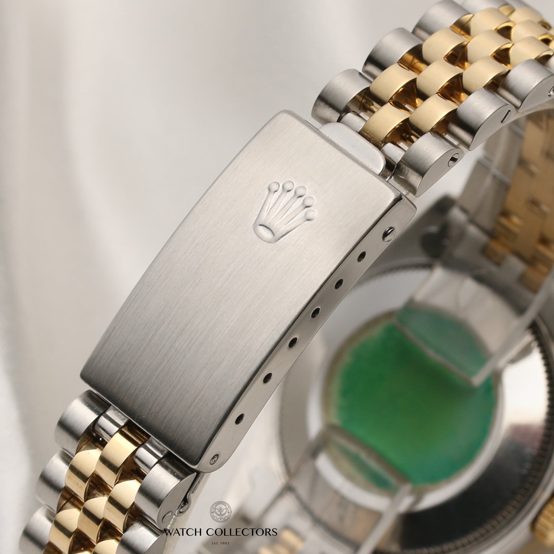 Rolex Midsize DateJust 68173 Steel & Gold Second Hand Watch Collectors 8