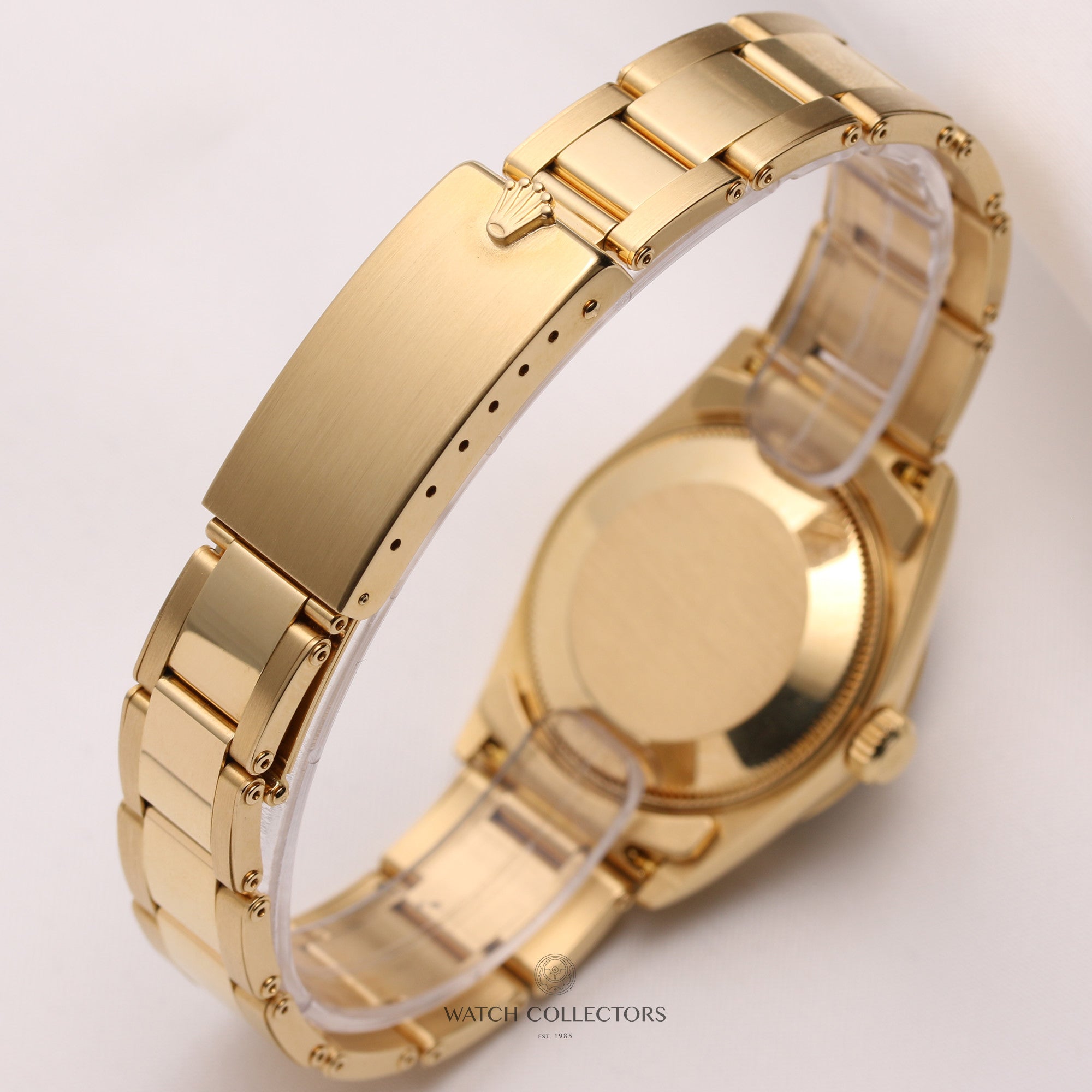 Rolex-Midsize-DateJust-68248-18K-Yellow-Gold-Lapis-Lazuli-Diamond-Dial-Second-Hand-Watch-Collectors-5