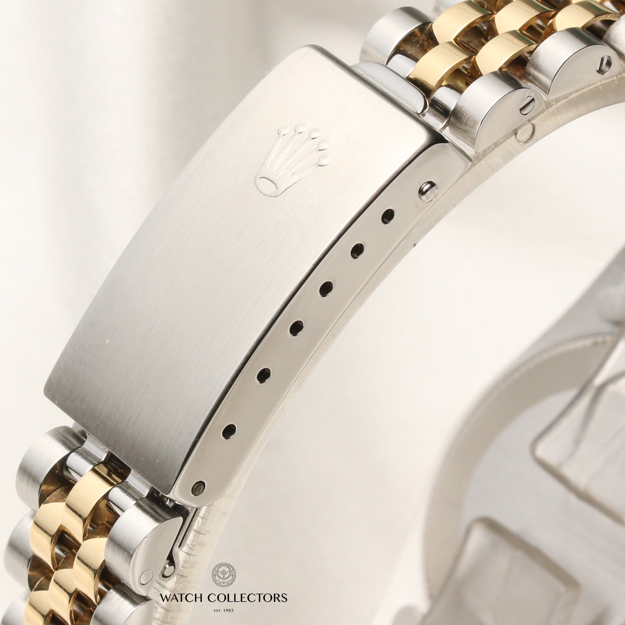 Rolex Midsize DateJust 68273 Steel & Gold Blue Degrading Diamond Dial Second Hand Watch Collectors 9