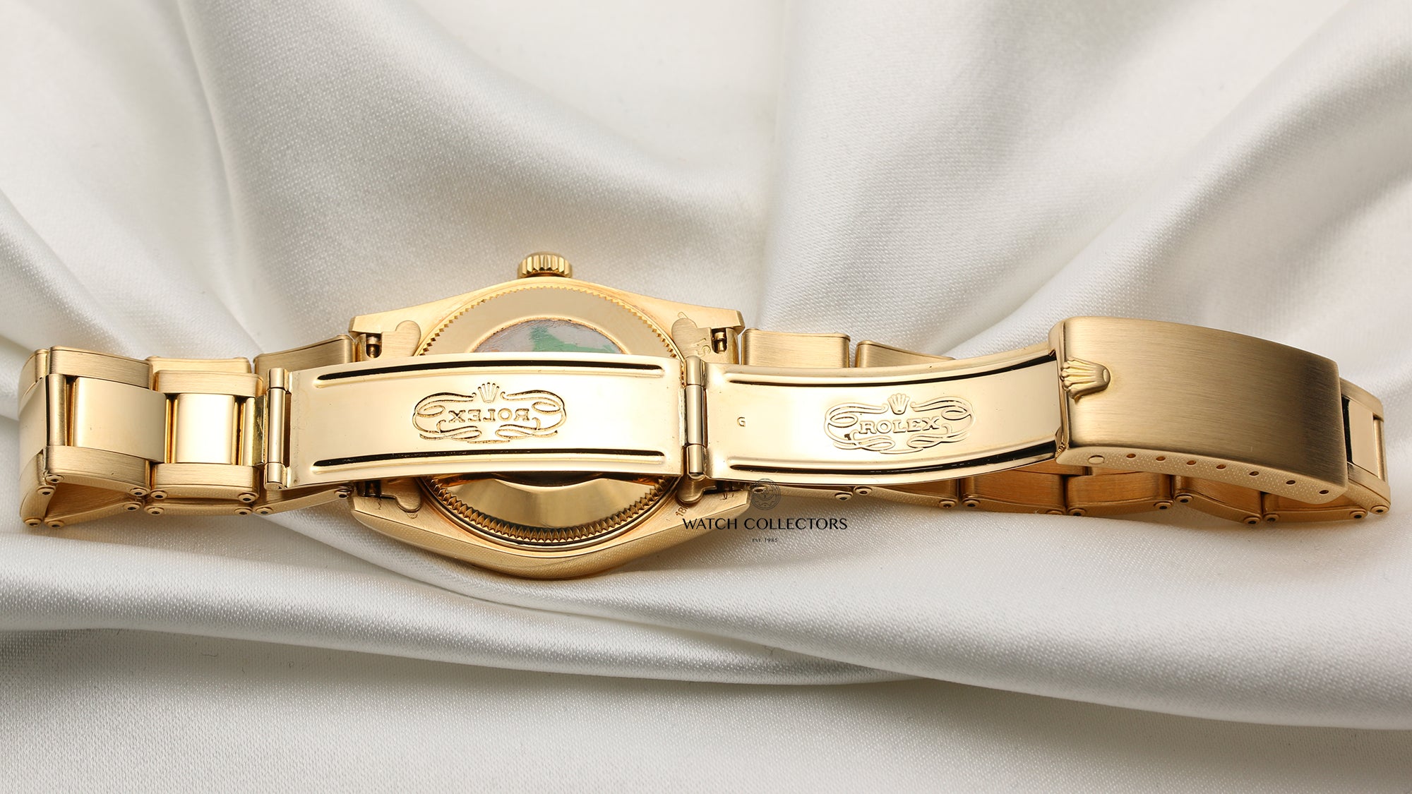 Rolex Midsize DateJust 68278 18K Yellow Gold Second Hand Watch Collectors 9