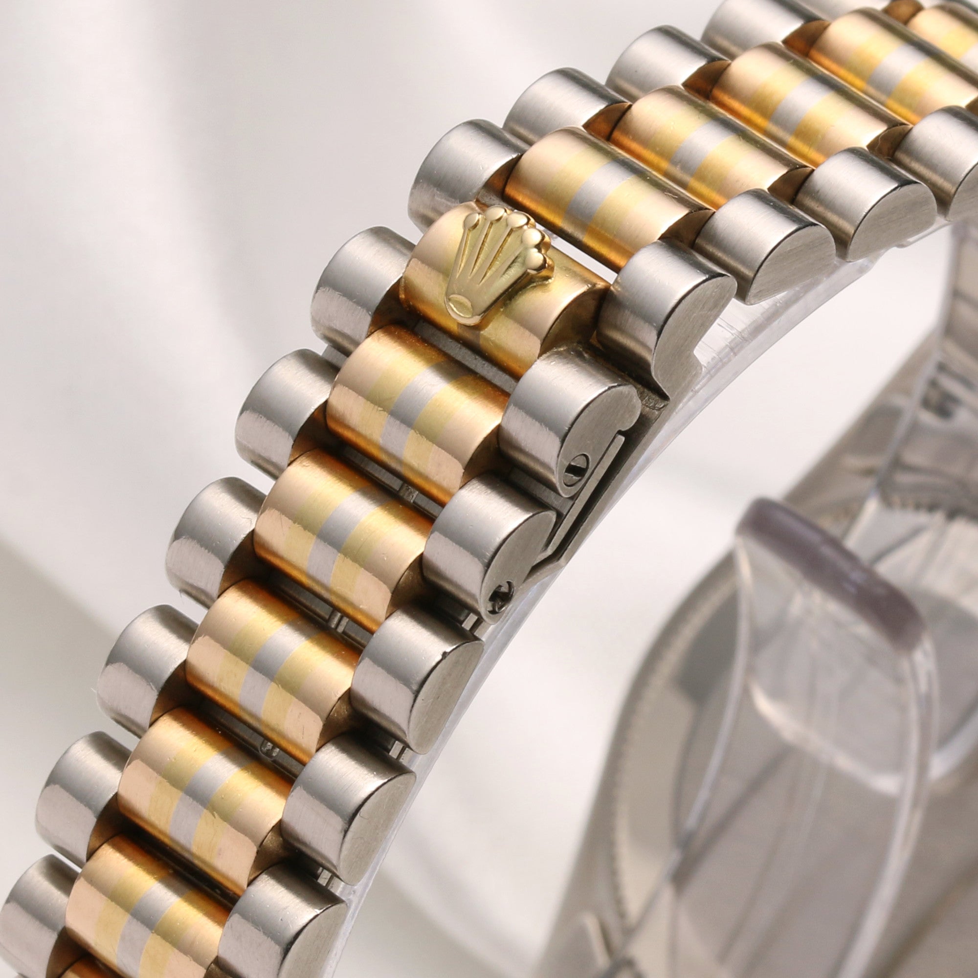 Rolex Midsize DateJust 68279B 18K Tridor Second Hand Watch Collectors 6