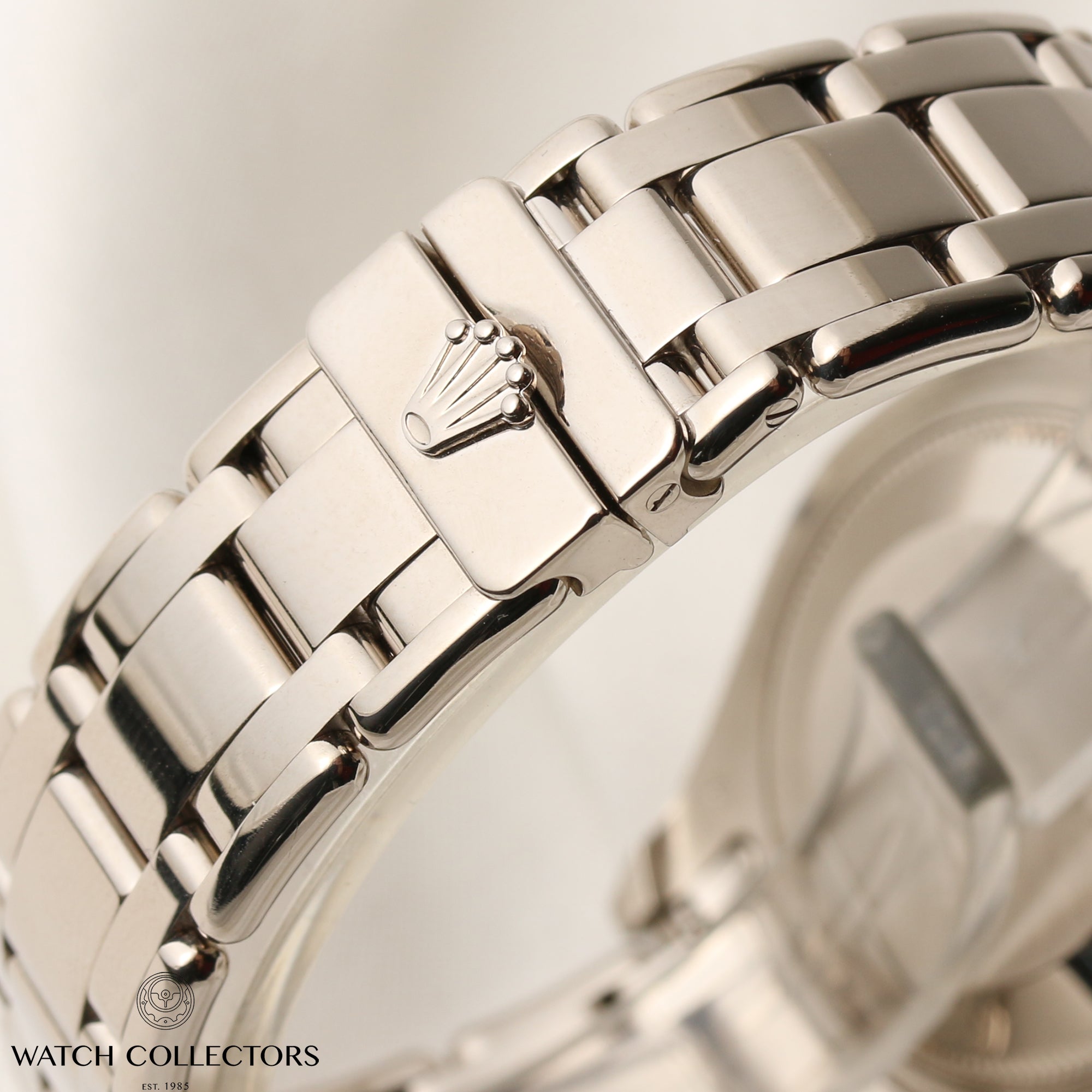 Rolex Midsize DateJust PearlMaster Masterpiece 81209 18K White Gold Second Hand Watch Collectors 6