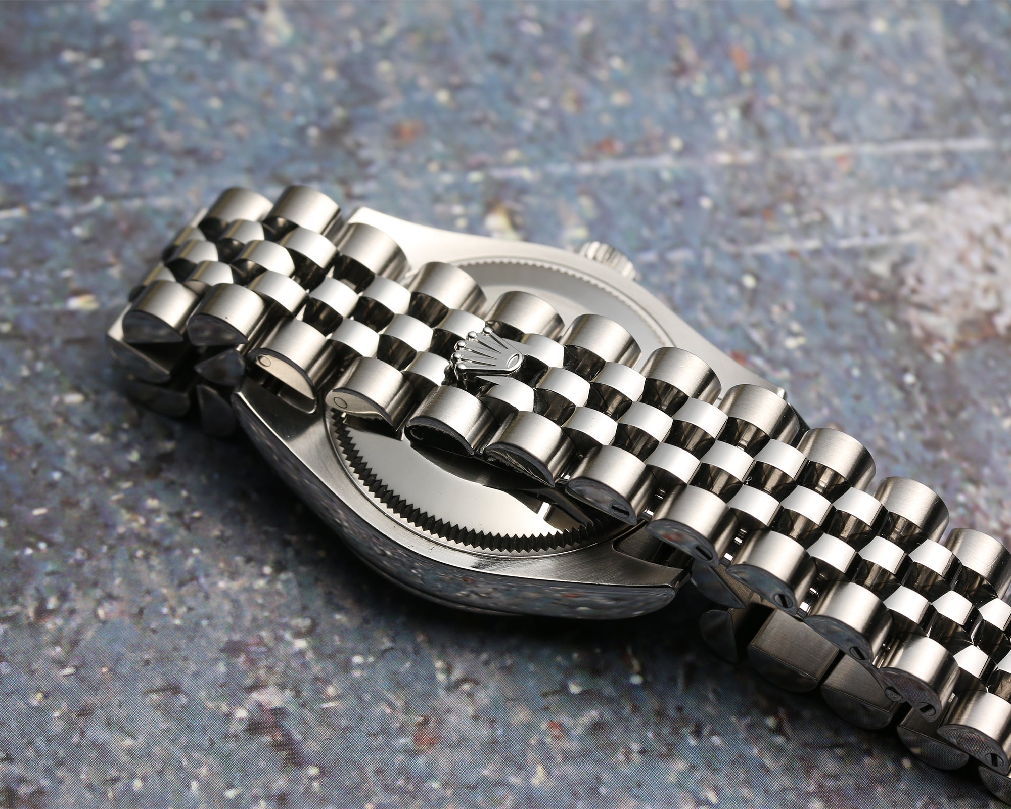 Rolex Midsize DateJust Stainless Steel 18K White Gold Bezel Diamond Second Hand Watch Collectors 7