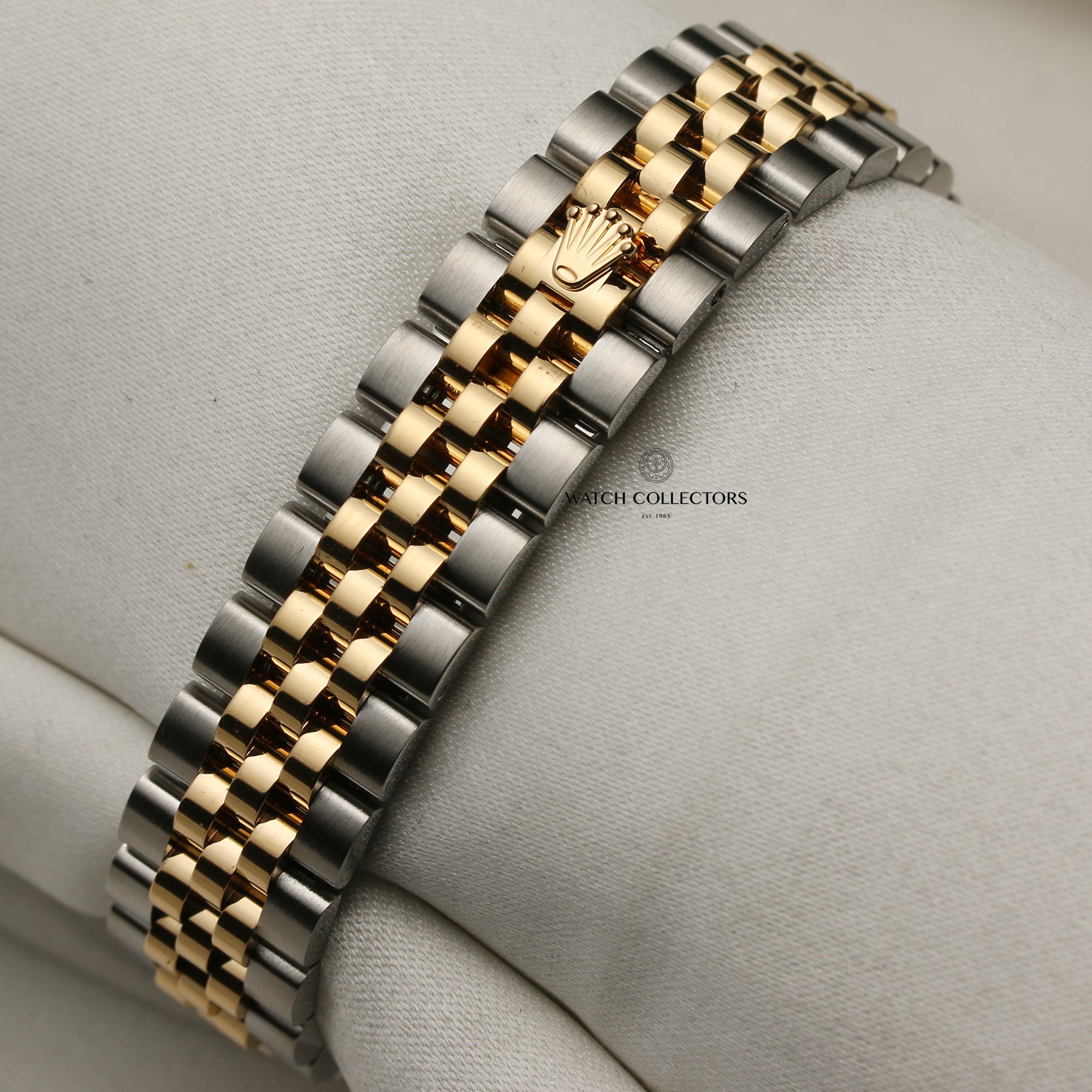Rolex Midsize DateJust Steel & Yellow Gold Diamond Second Hand Watch Collectors 8