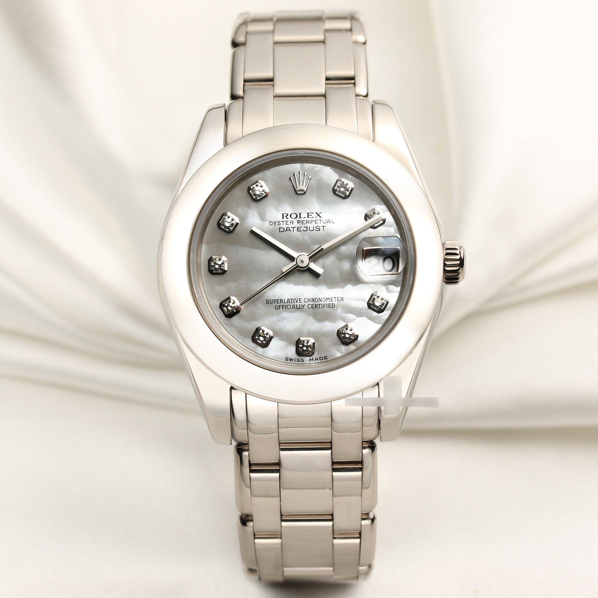 Rolex-Midsize-Pearlmaster-18K-White-Gold-Diamond-MOP-Second-Hand-Watch-Collectors-1