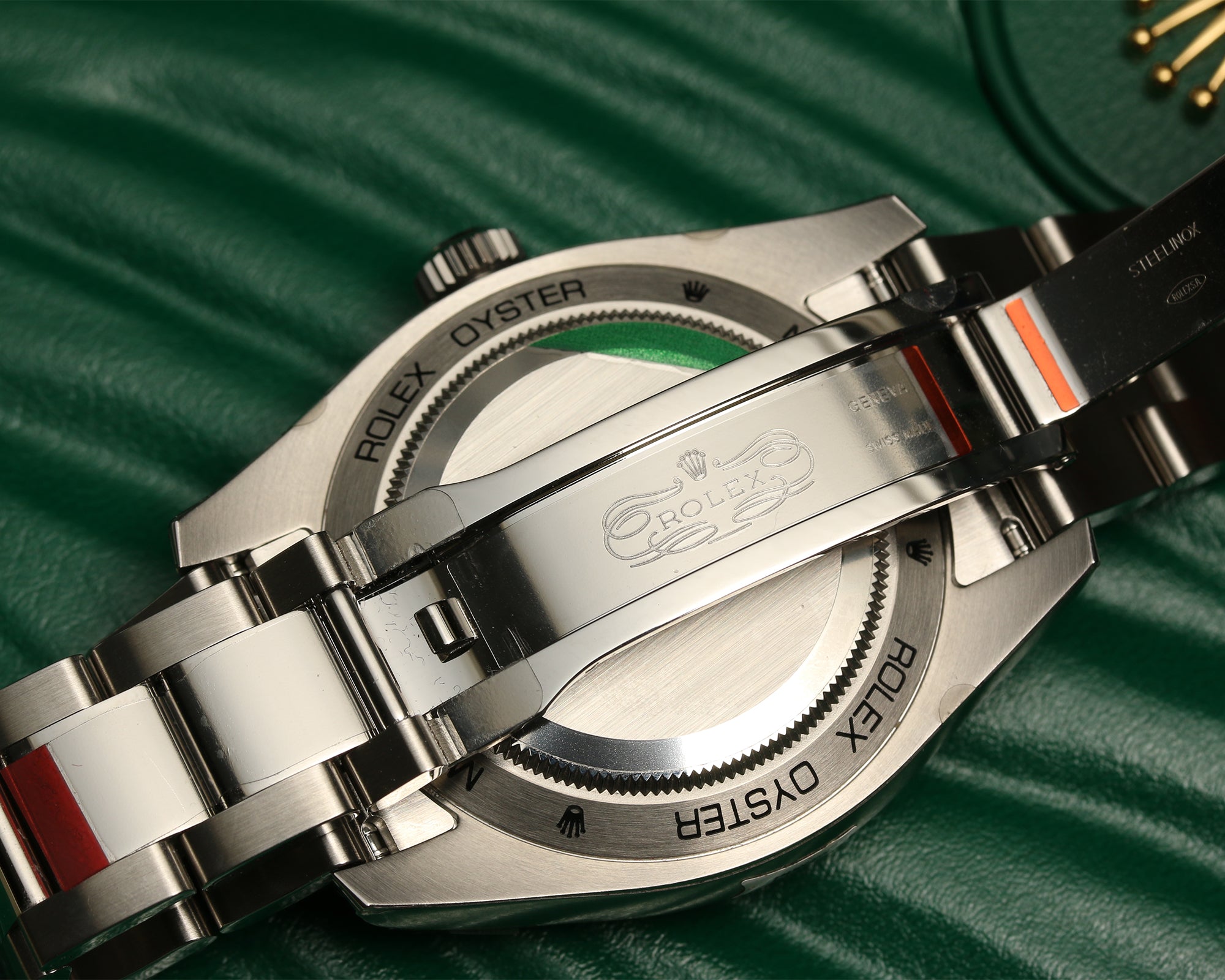 Rolex Milgauss 116400GV Stainless Steel Blue Dial Second Hand Watch Collectors 7