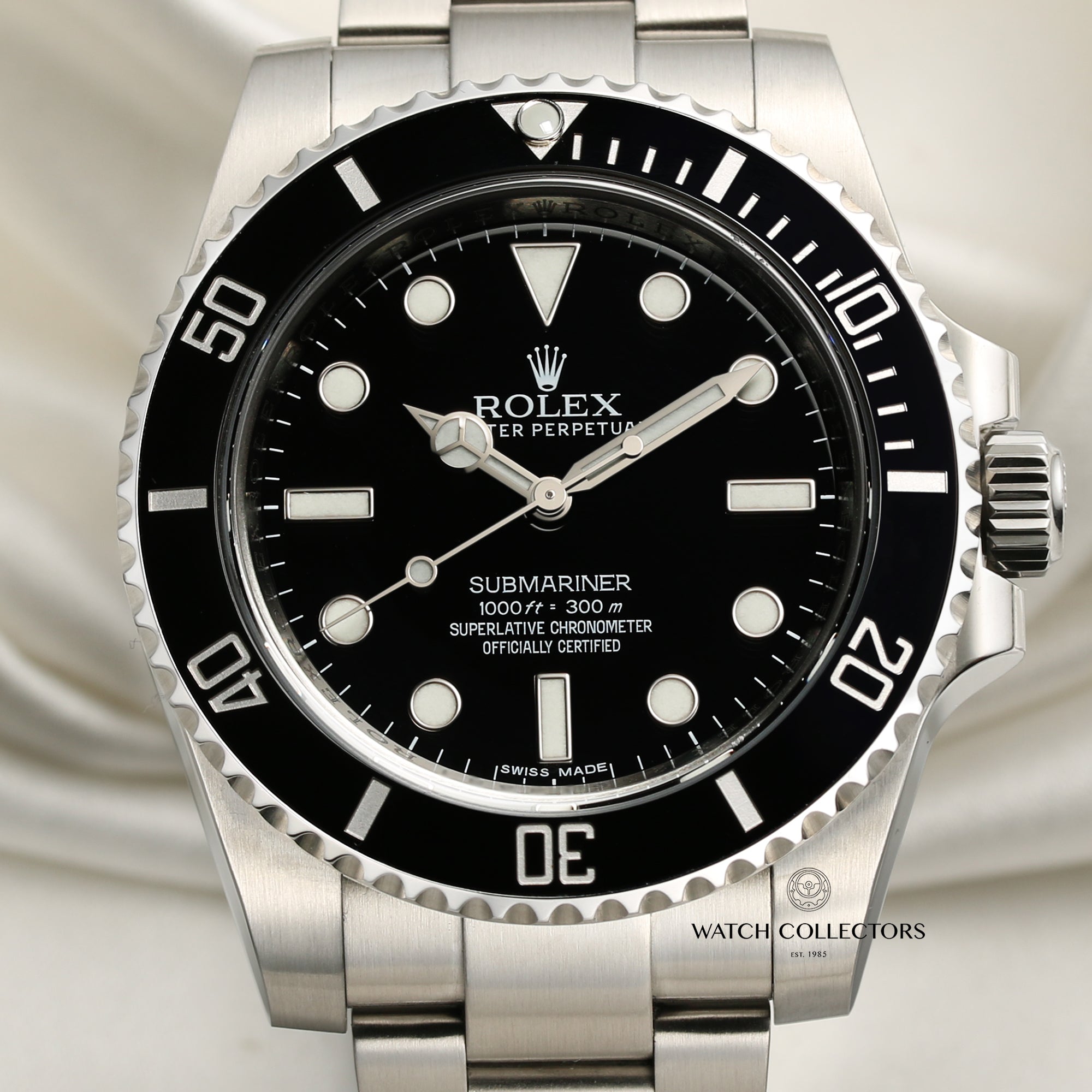 Rolex Non-Date Submariner 114060 Stainless Steel Second Hand Watch Collectors 2