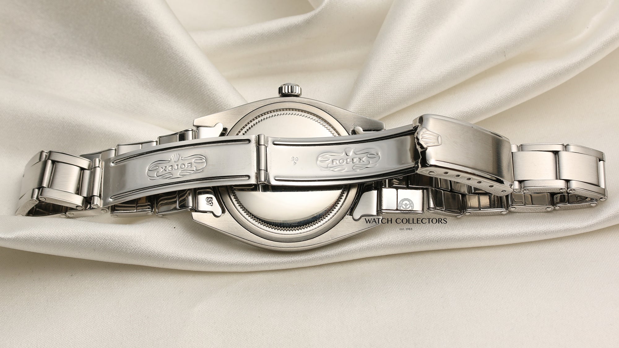 Rolex Oyster Date Stainless Steel Second Hand Watch Collectors 8