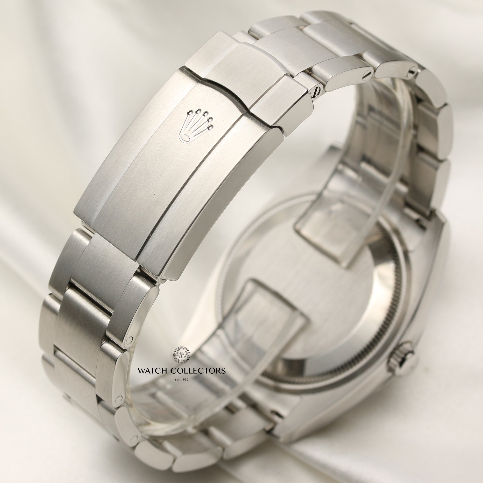 Rolex Oyster Perpetual 114200 Stainless Steel Second Hand Watch Collectors 6