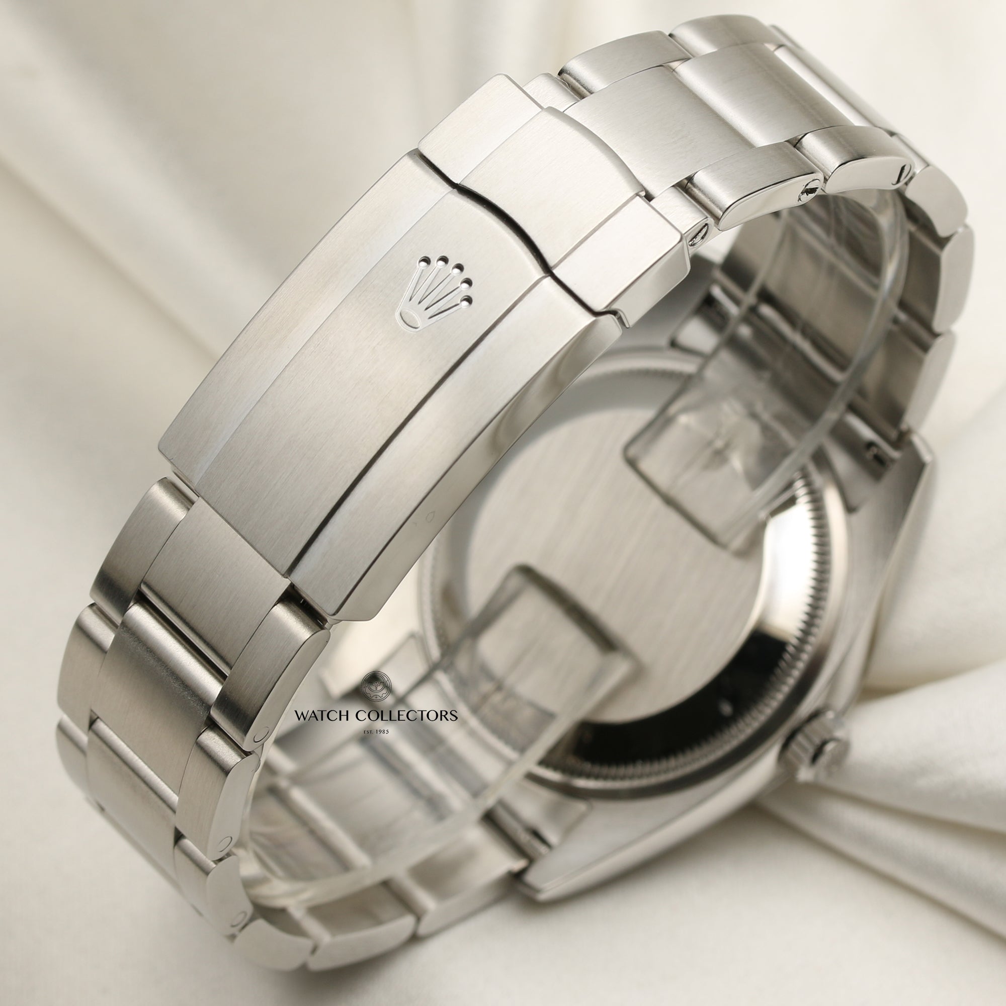 Rolex Oyster Perpetual 114200 Stainless Steel Second Hand Watch Collectors 6