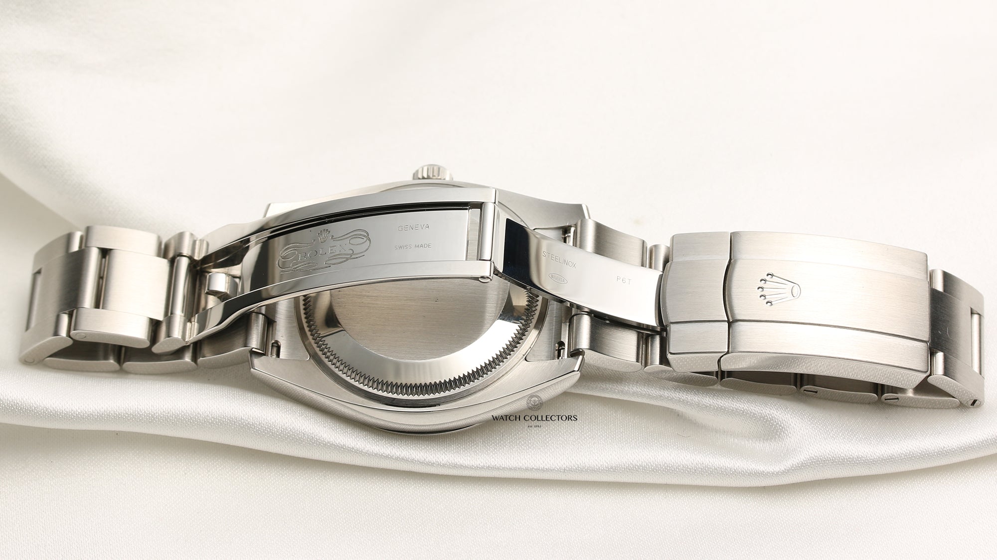 Rolex Oyster Perpetual 114200 Stainless Steel Second Hand Watch Collectors 7