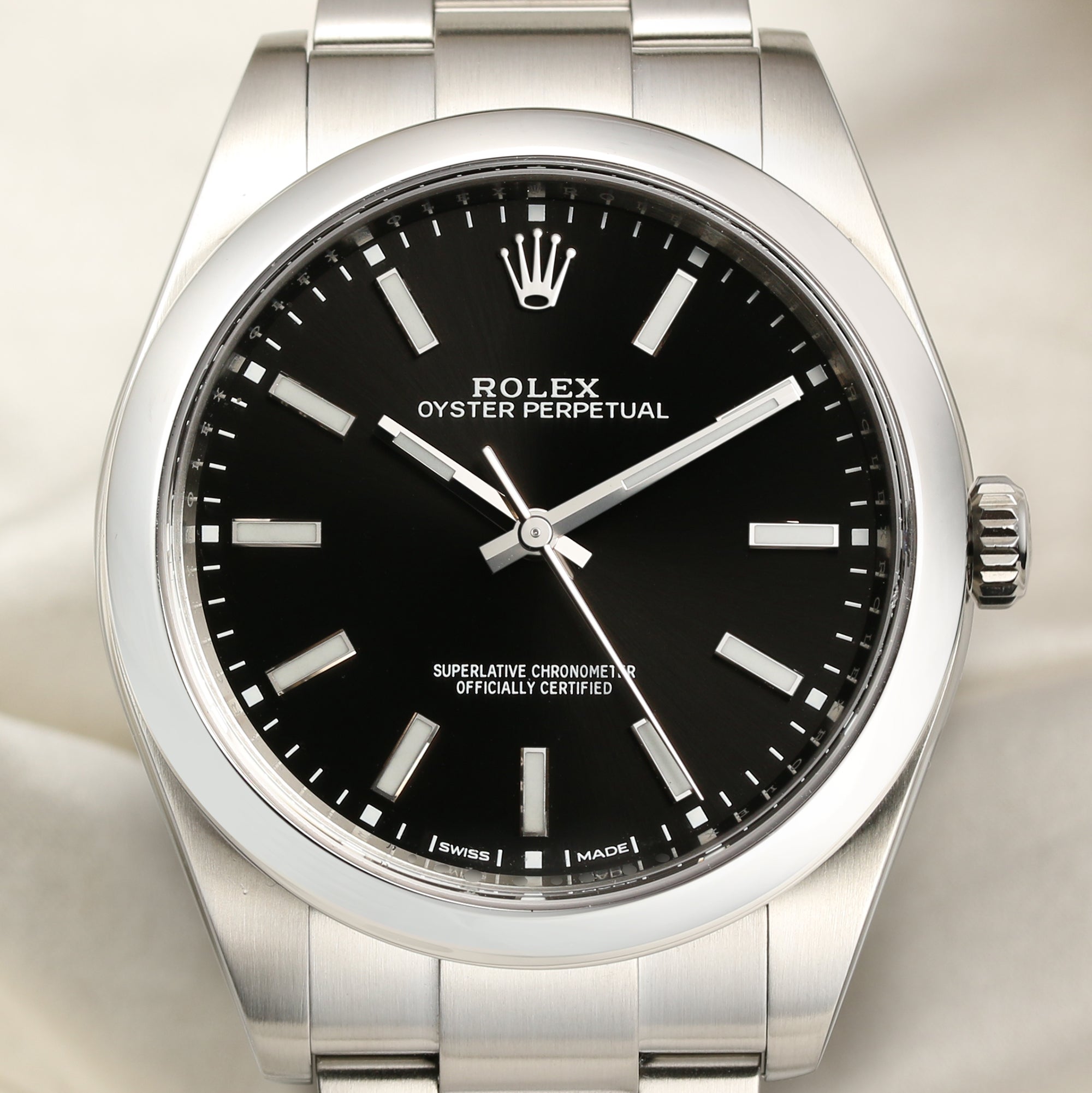 Rolex Oyster Perpetual 114300 Stainless Steel Second Hand Watch Collectors 2