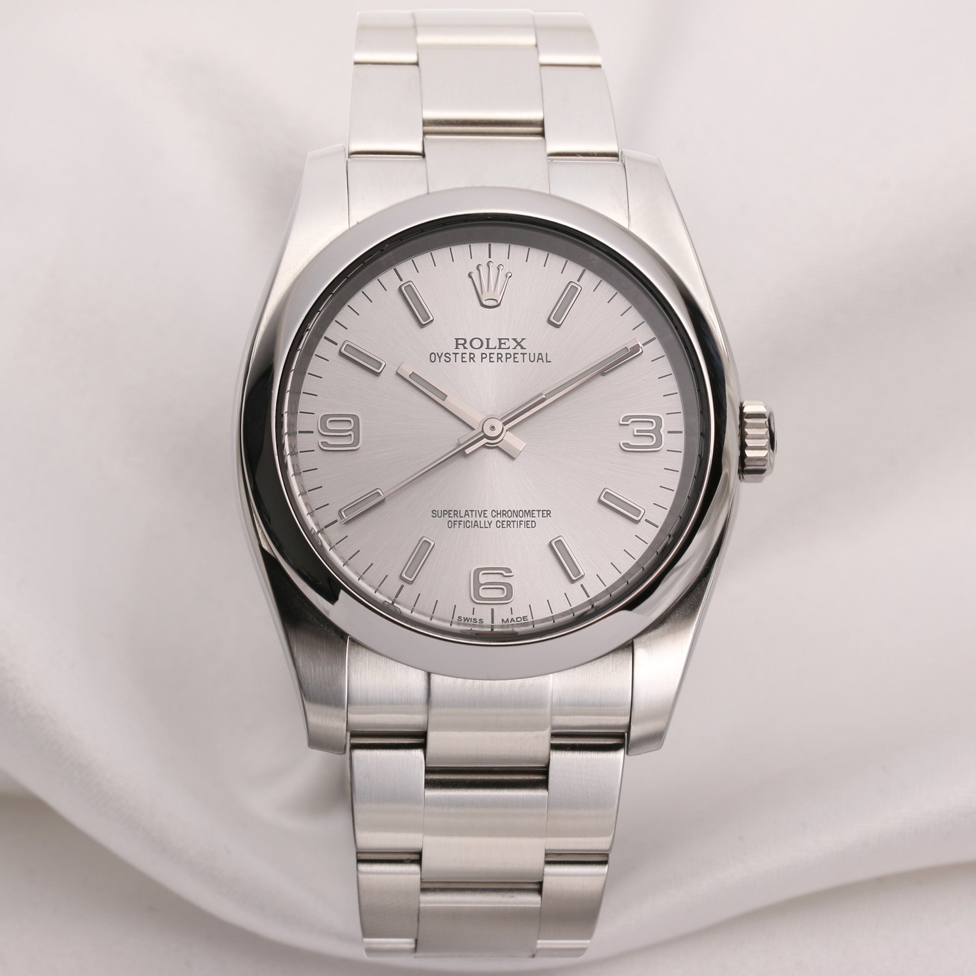 Rolex Oyster Perpetual 116000 Stainless Steel Second Hand Watch Collectors 1