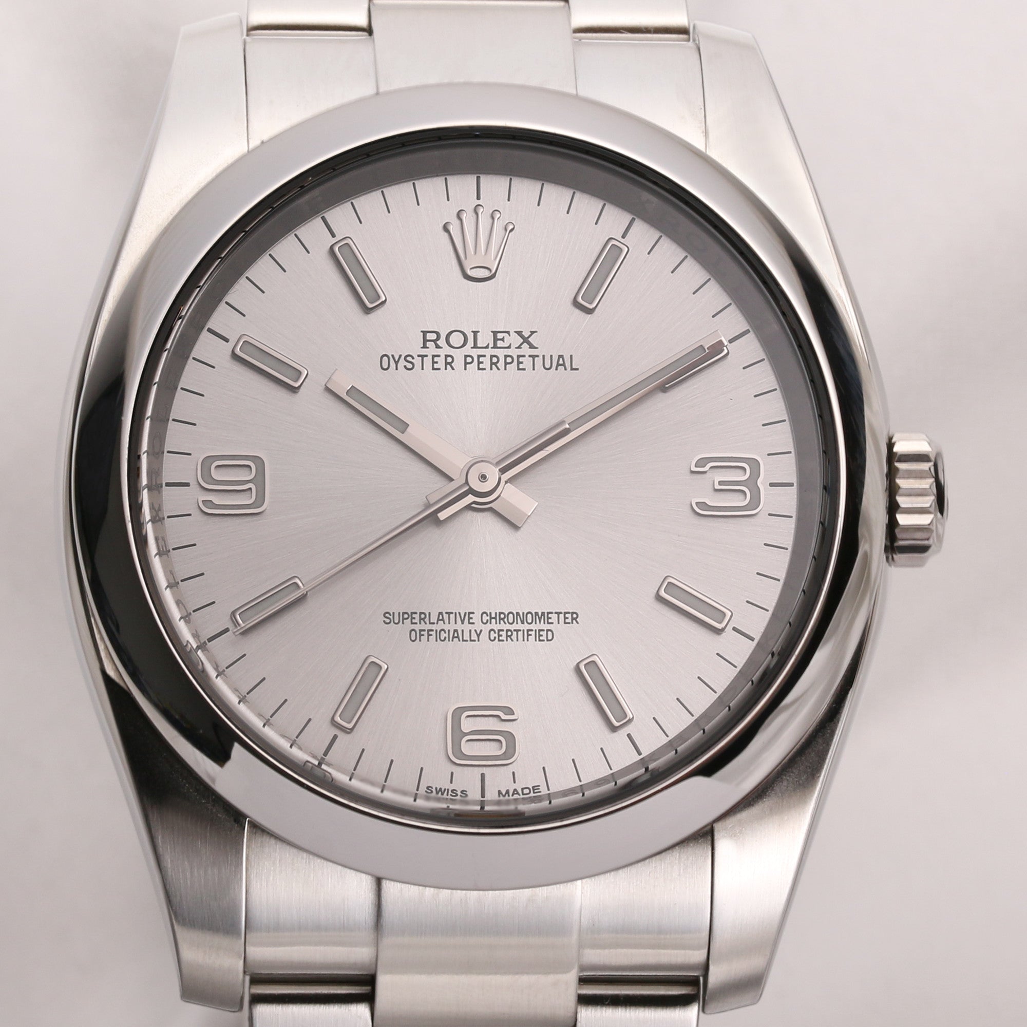 Rolex Oyster Perpetual 116000 Stainless Steel Second Hand Watch Collectors 2