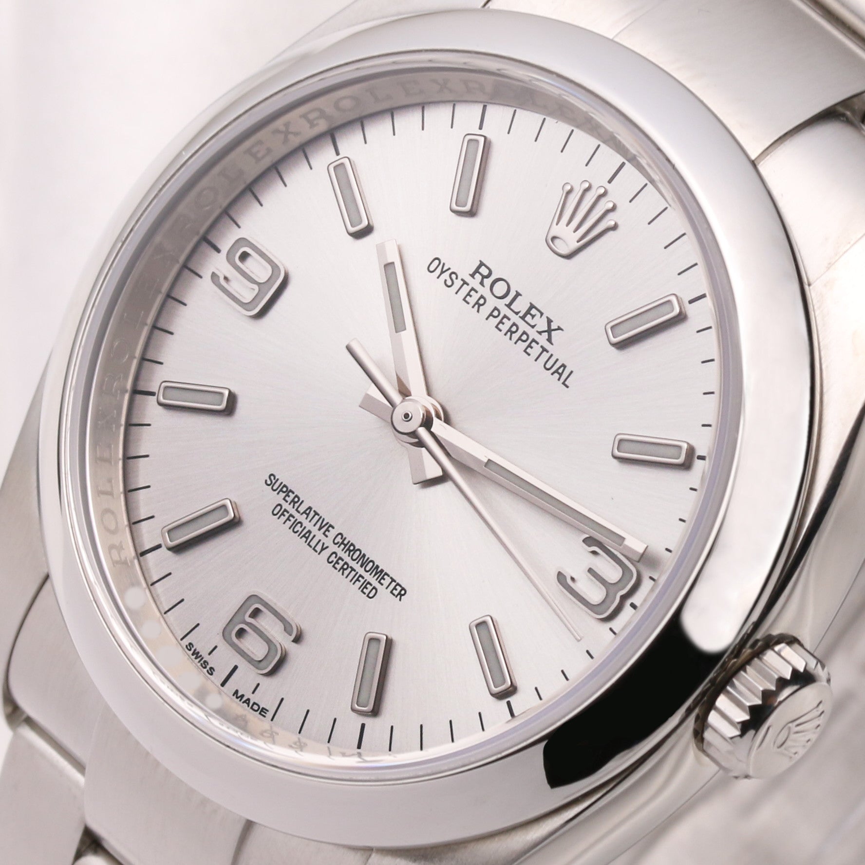 Rolex Oyster Perpetual 116000 Stainless Steel Second Hand Watch Collectors 4