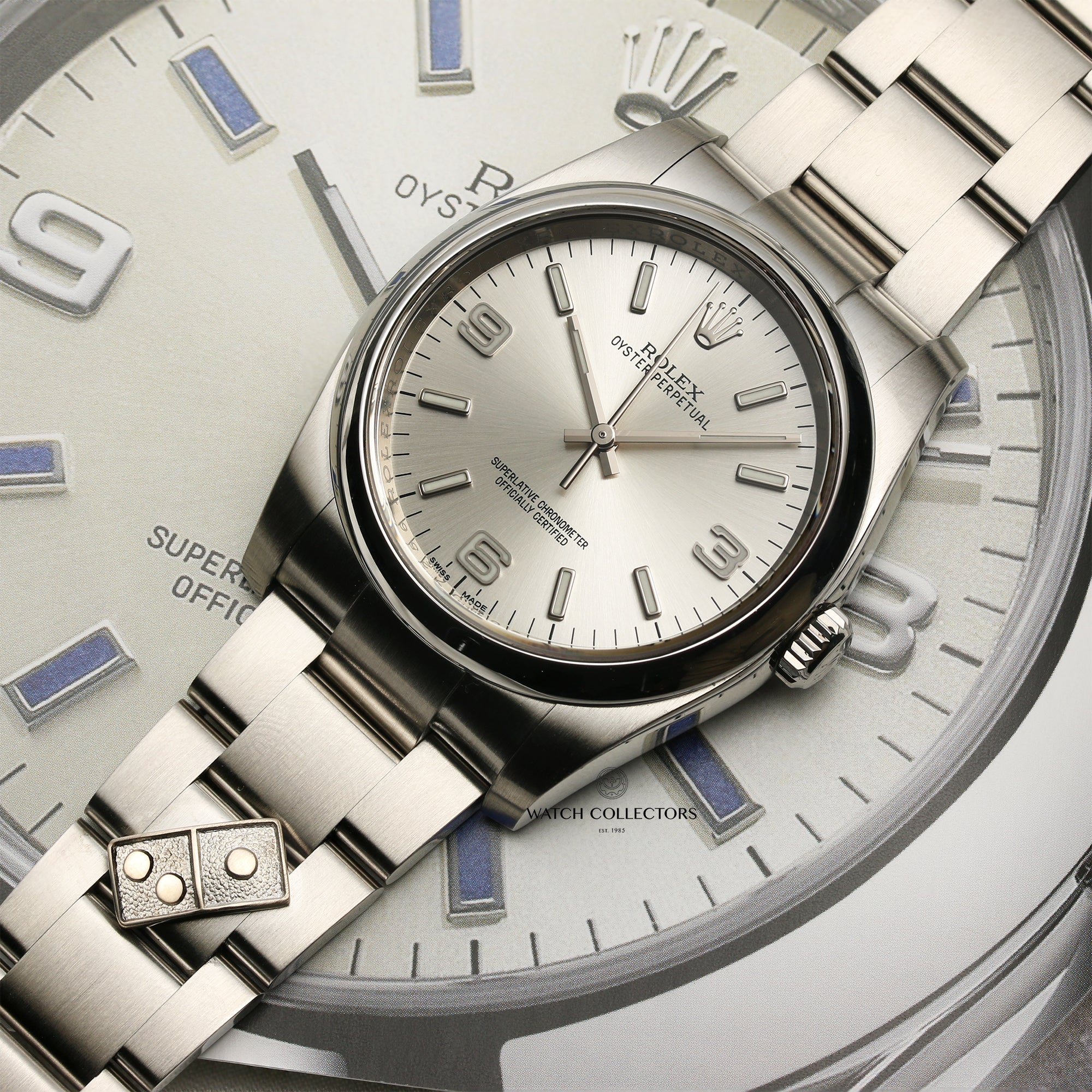 Rolex Oyster Perpetual 116000 Stainless Steel Second Hand Watch Collectors 5