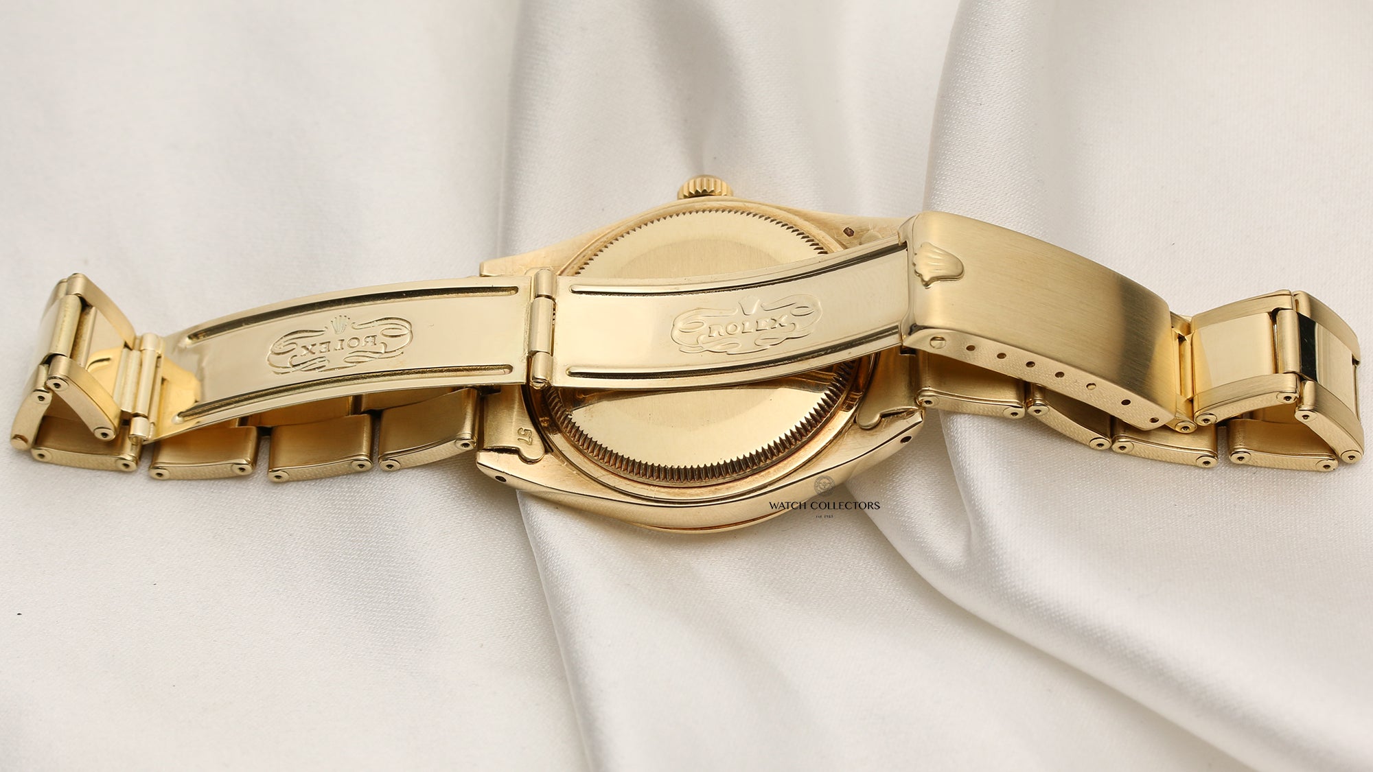 Rolex Oyster Perpetual 18K Yellow Gold Second Hand Watch Collectors 6