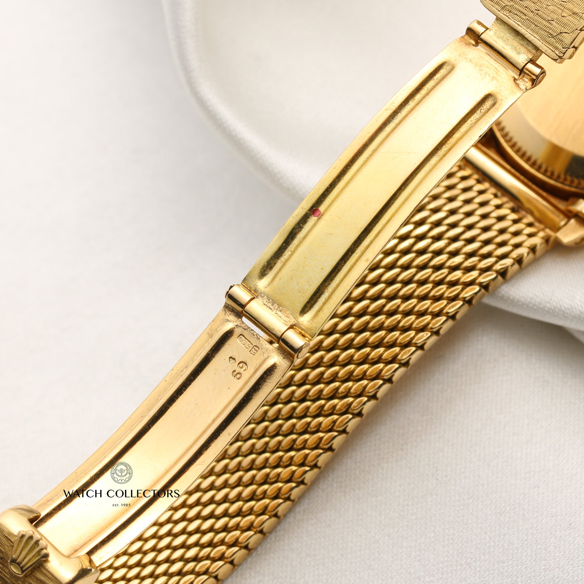 Rolex Oyster Perpetual 18K Yellow Gold Second Hand Watch Collectors 6