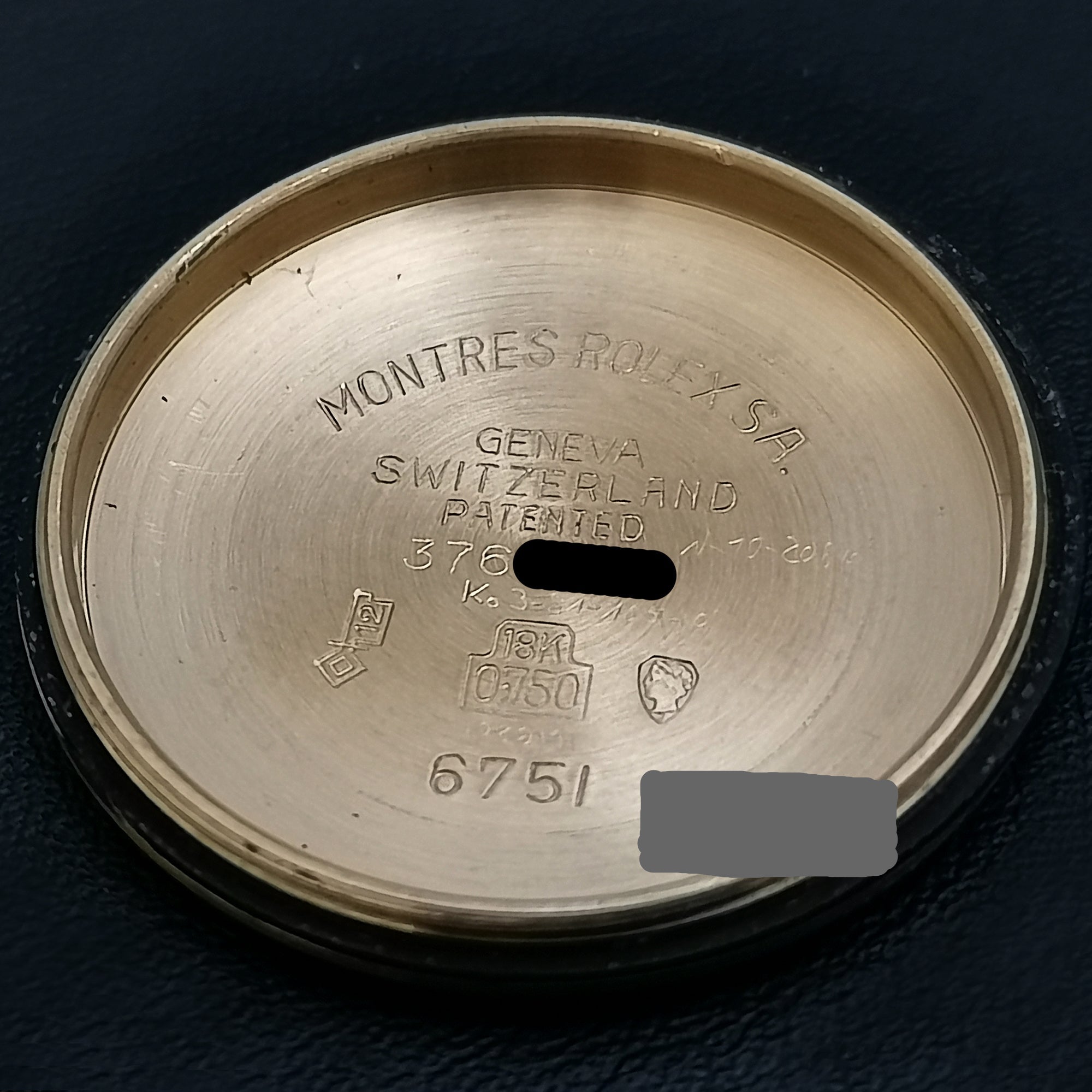 Rolex Oyster Perpetual 6744 18K Yellow Gold Qaboos Second Hand Watch Collectors 11