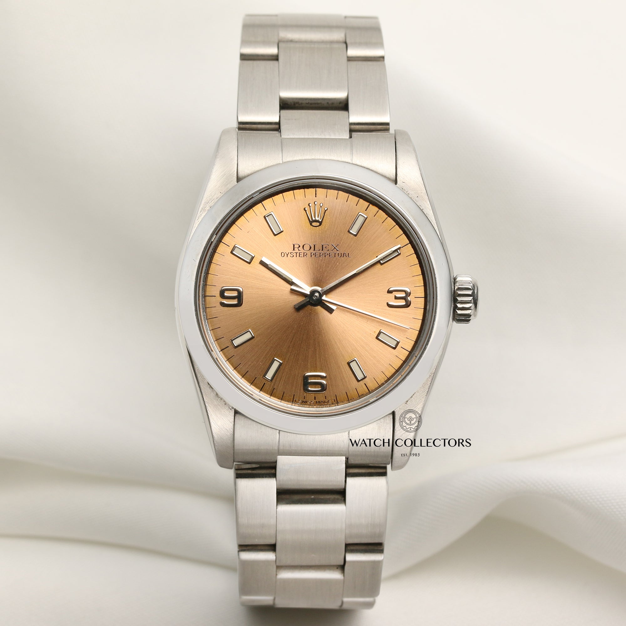 Rolex Oyster Perpetual 67480 Stainless Steel Second Hand Watch Collectors 1