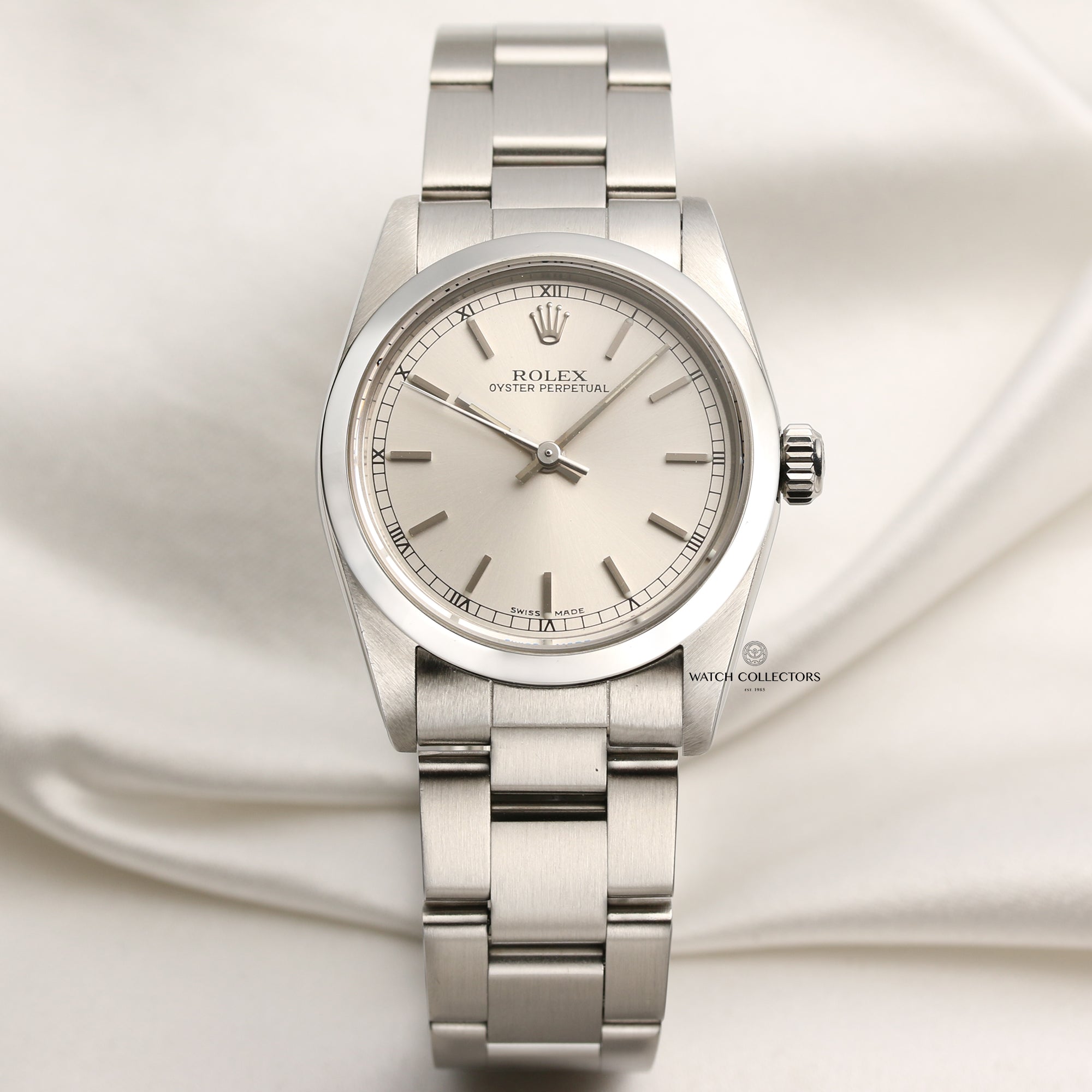 Rolex Oyster Perpetual 67480 Stainless Steel Second Hand Watch Collectors 1