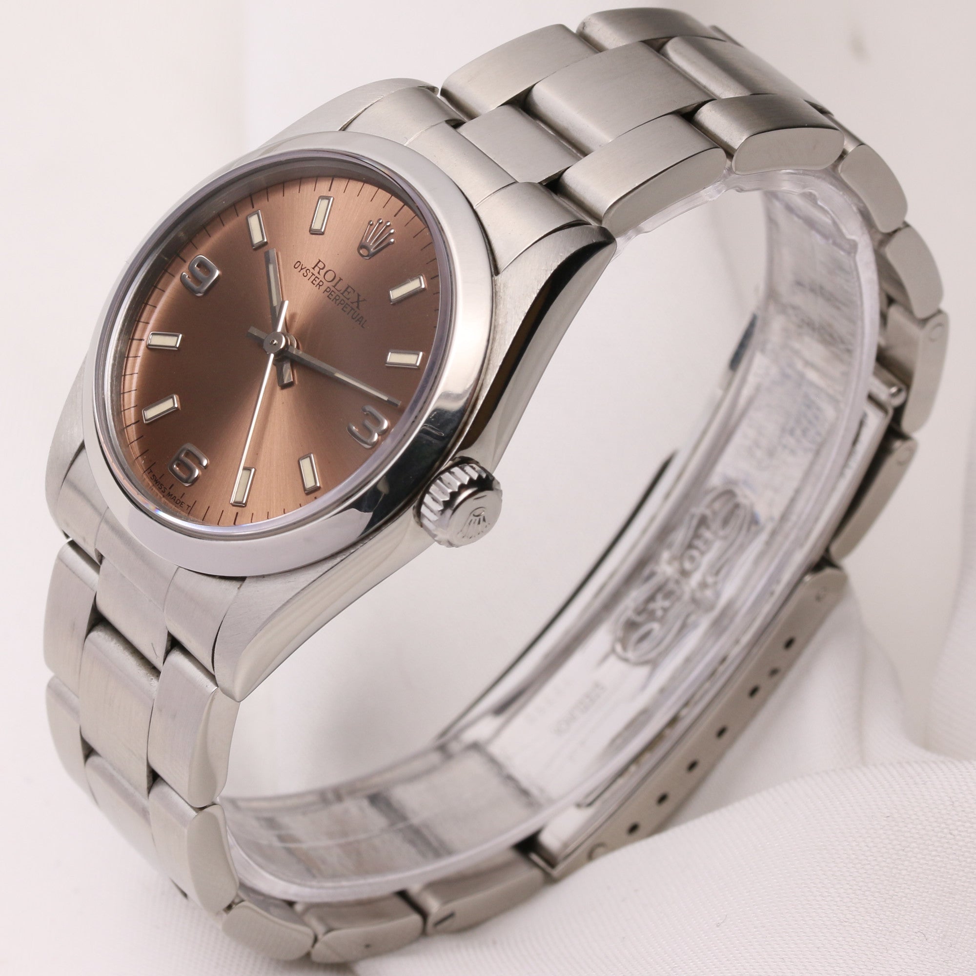 Rolex Oyster Perpetual 67480 U31 Stainless Steel Second Hand Watch Collectors 3