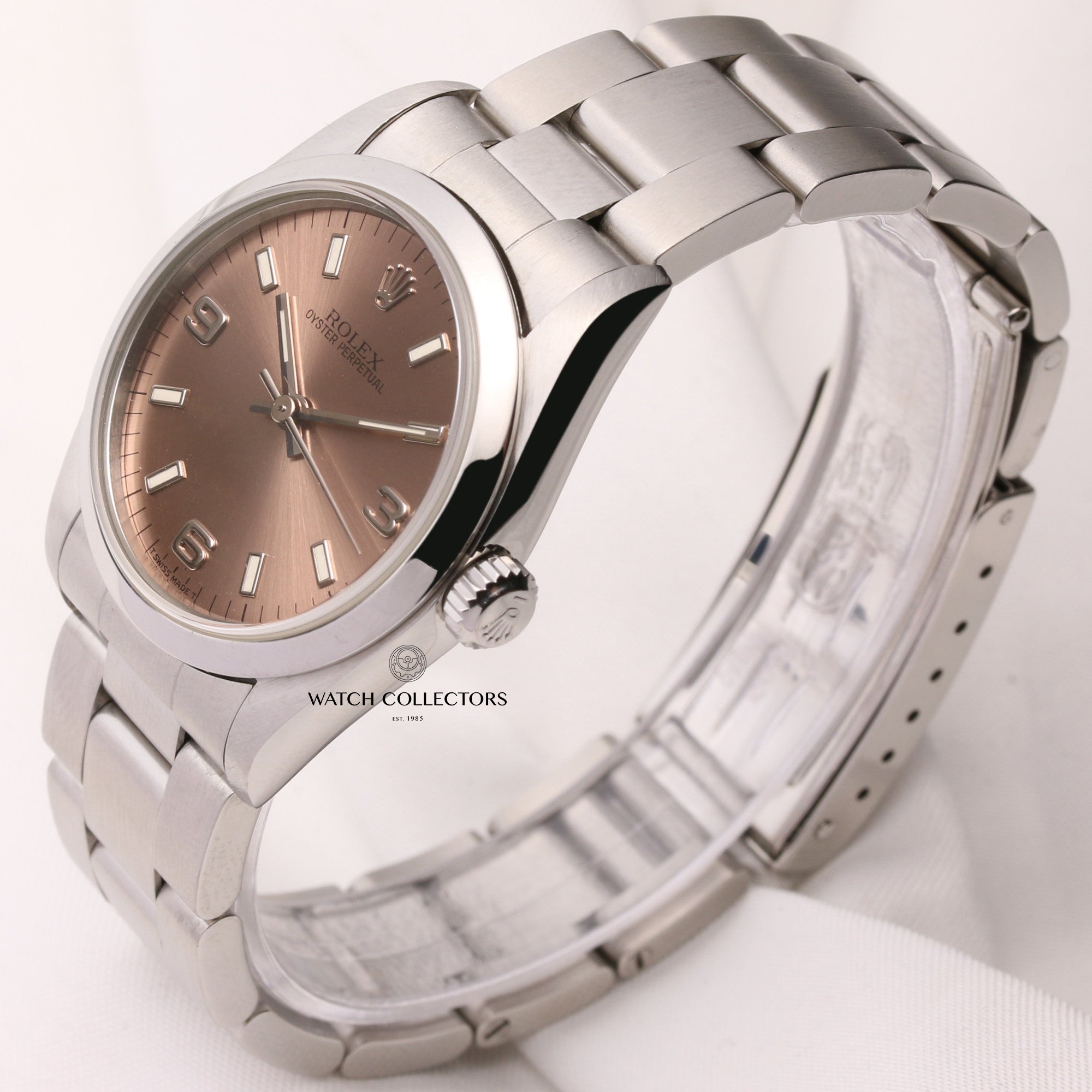 Rolex-Oyster-Perpetual-67480-U89-Stainless-Steel-Second-Hand-Watch-Collectors-3