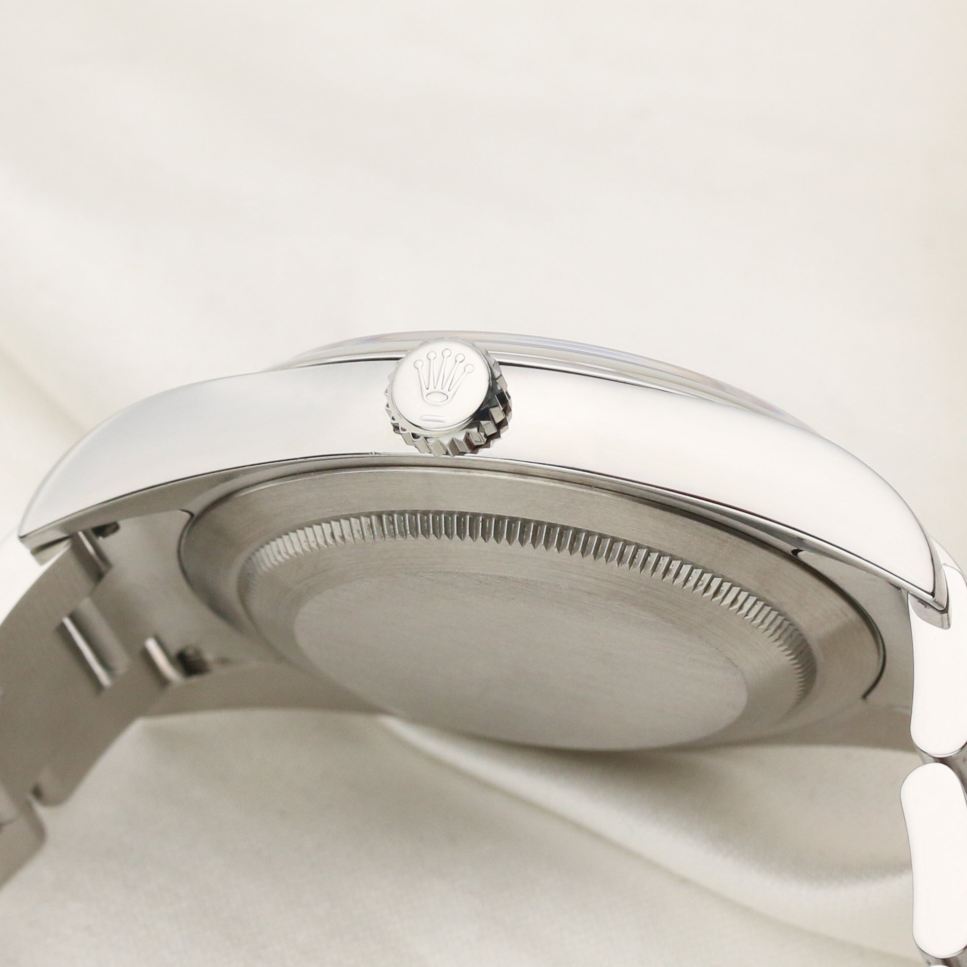 Rolex Oyster Perpetual Grape Dial Stainless Steel Second Hand Watch Collectors 5