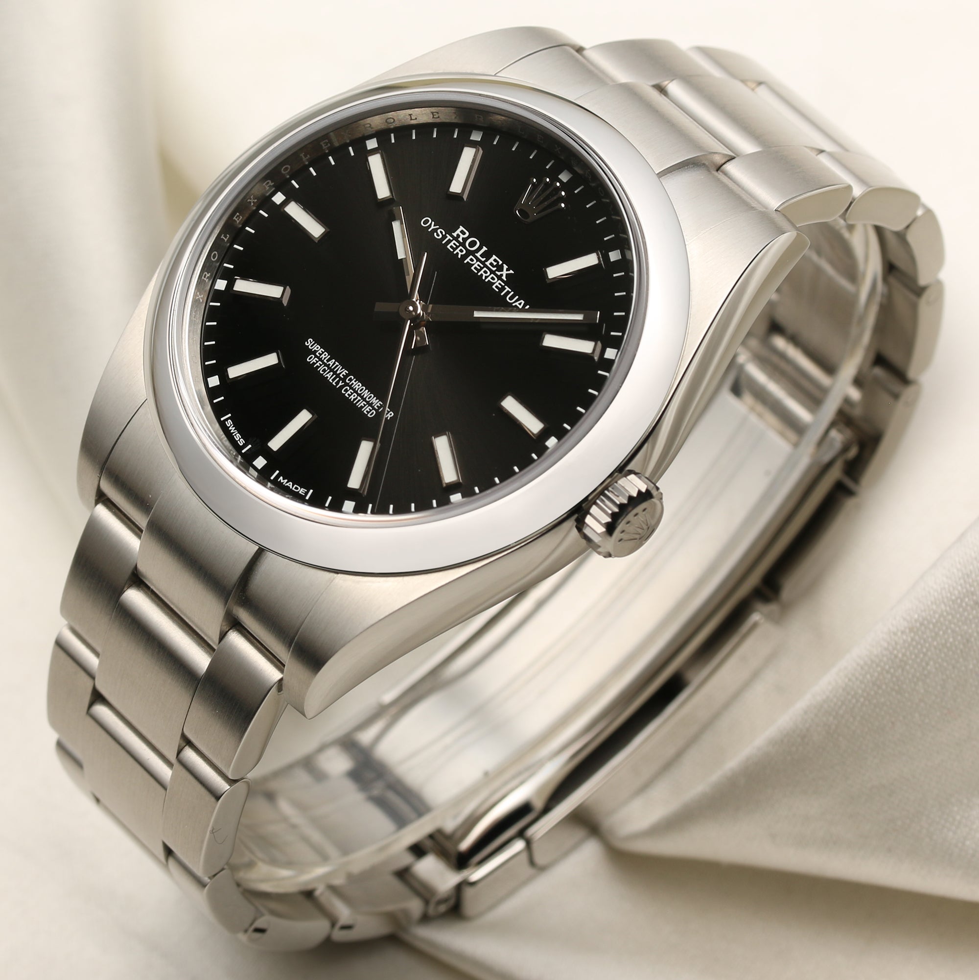 Rolex Oyster Perpetual Stainless Steel Second Hand Watch Collectors 3