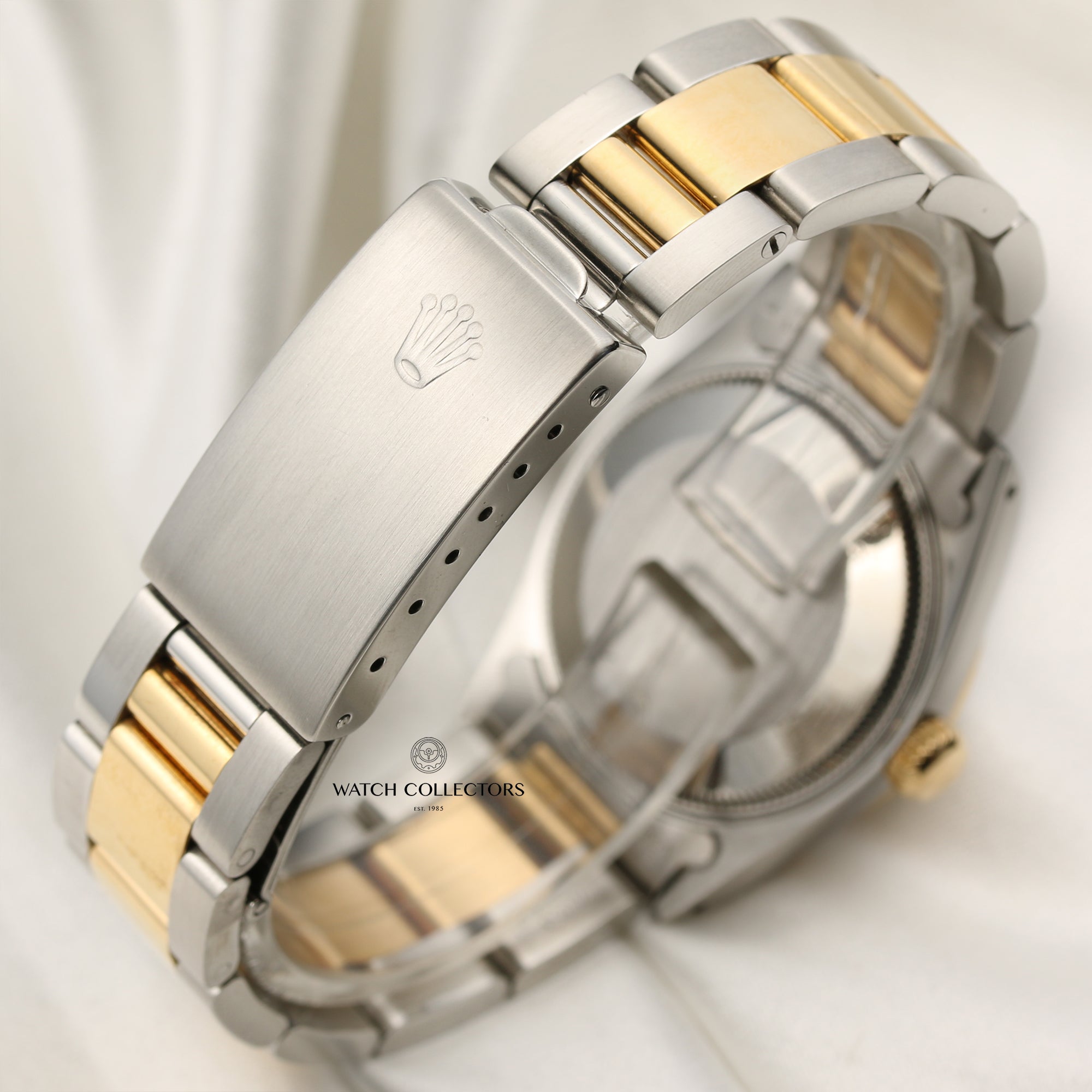 Rolex Oyster Perpetual Steel & Gold Second Hand Watch Collectors 6