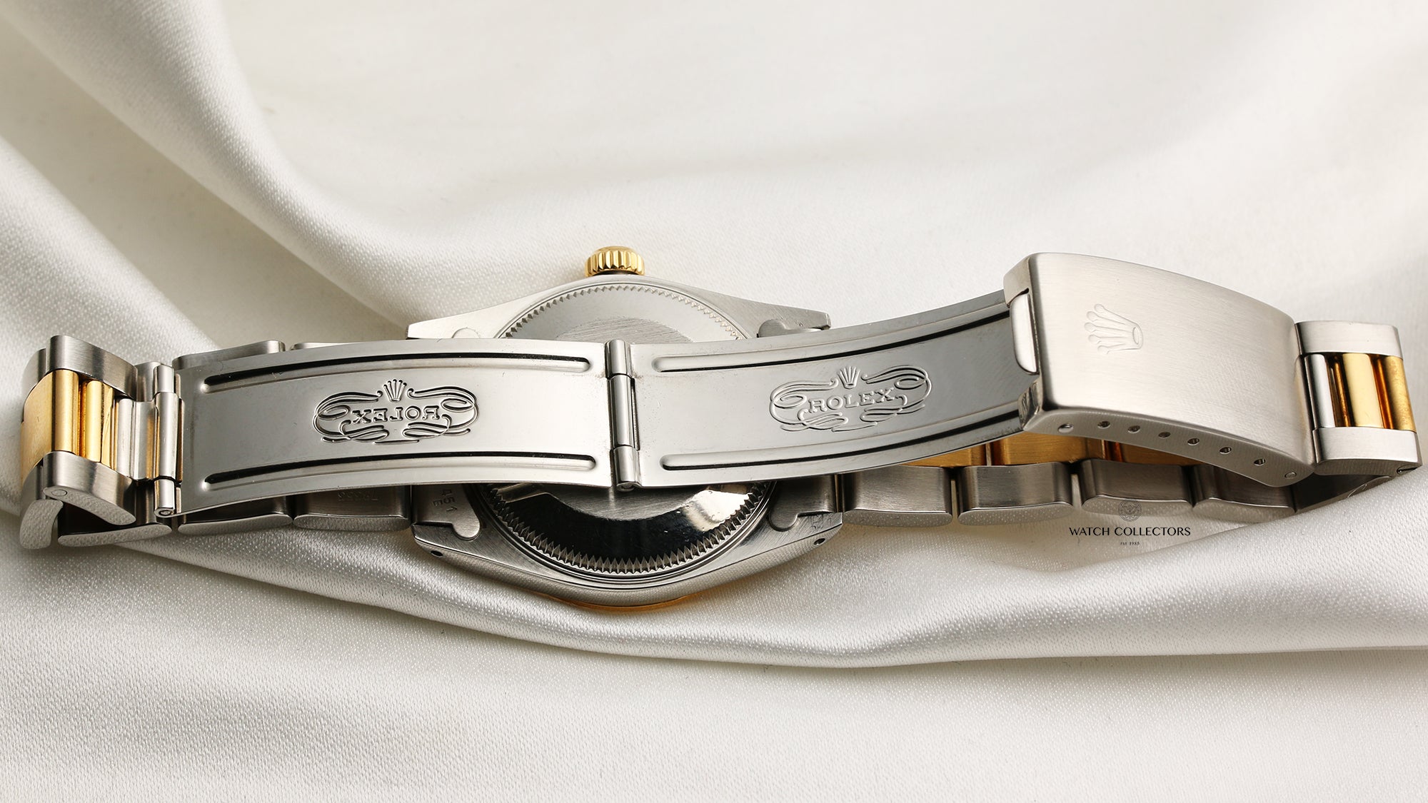 Rolex Oyster Perpetual Steel & Gold Second Hand Watch Collectors 7