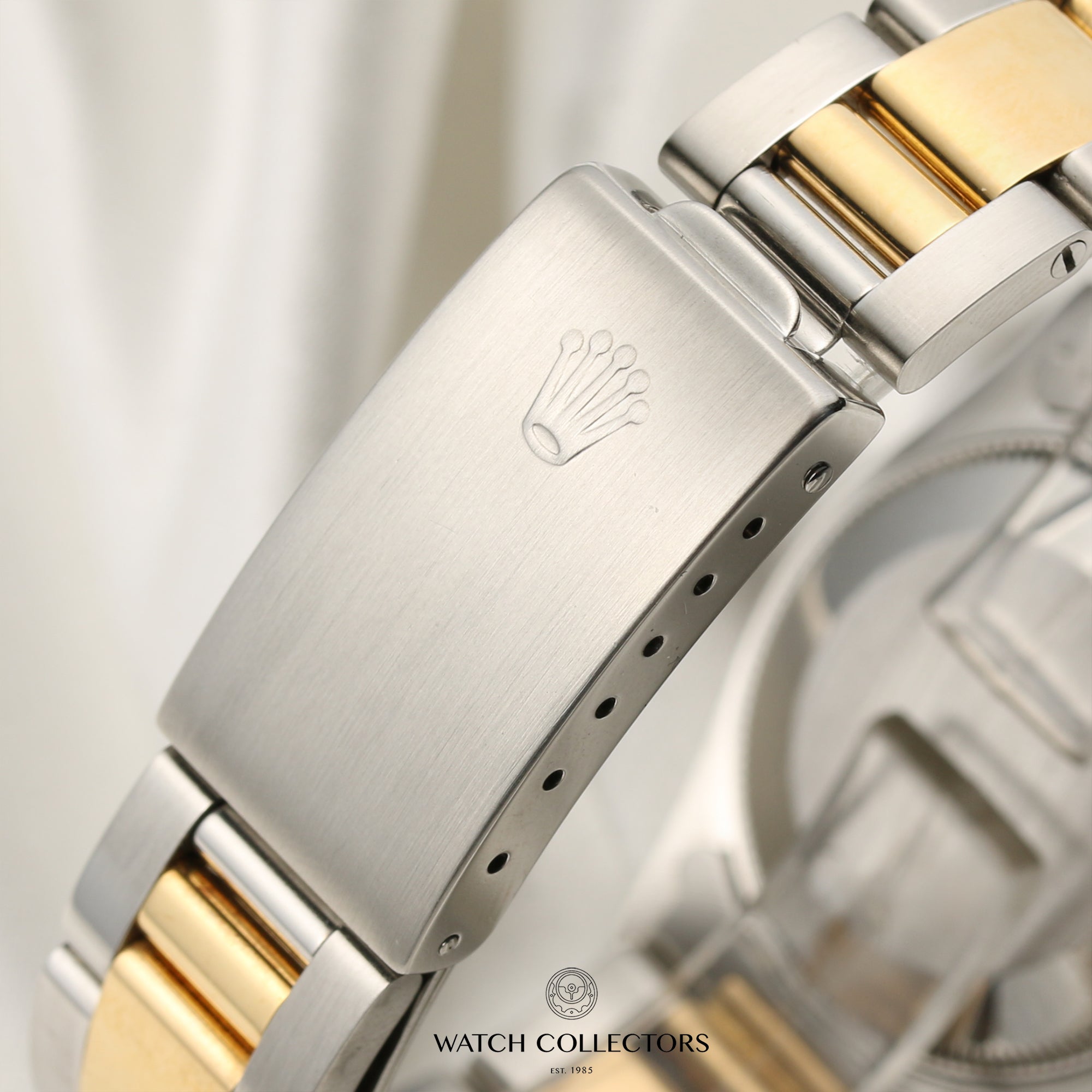 Rolex Oyster Perpetual Steel & Gold Second Hand Watch Collectors 8