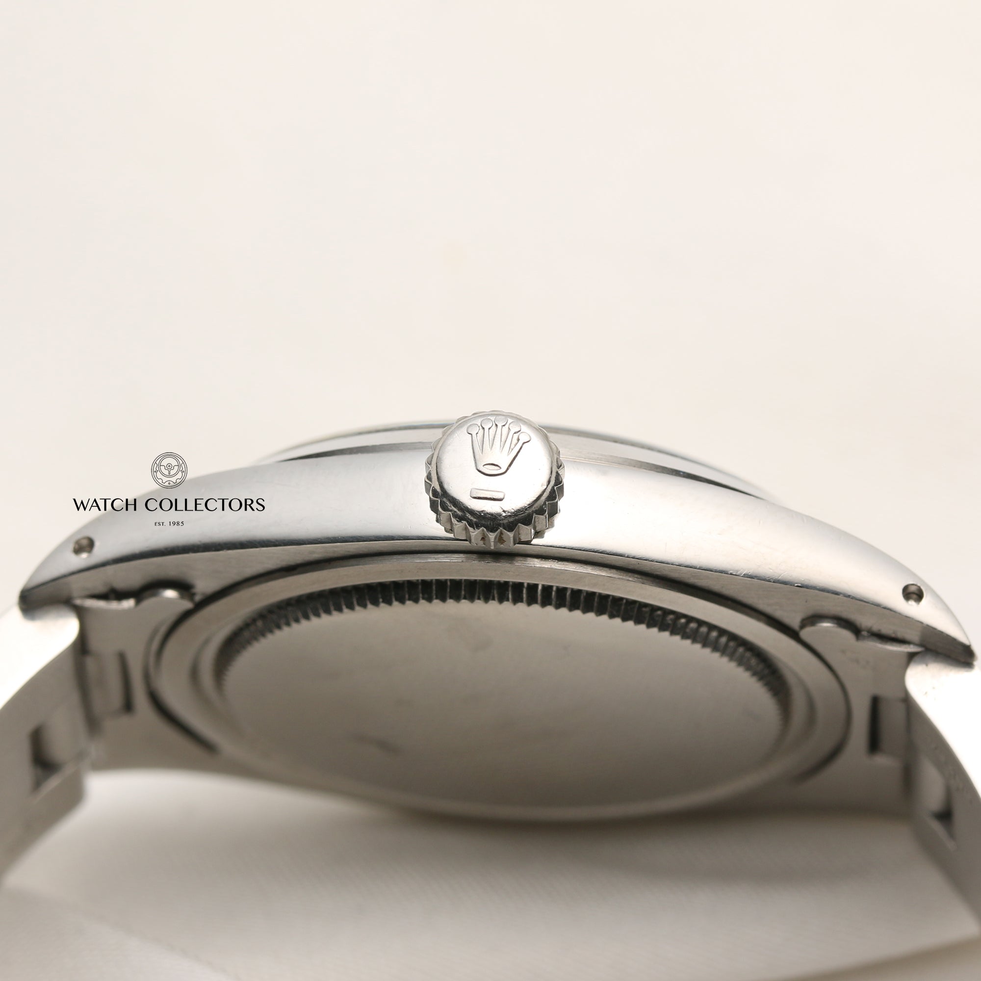 Rolex Oyster Perpetual UAE Milatary Crest Dial Stainless Steel Second Hand Watch Collectors 7