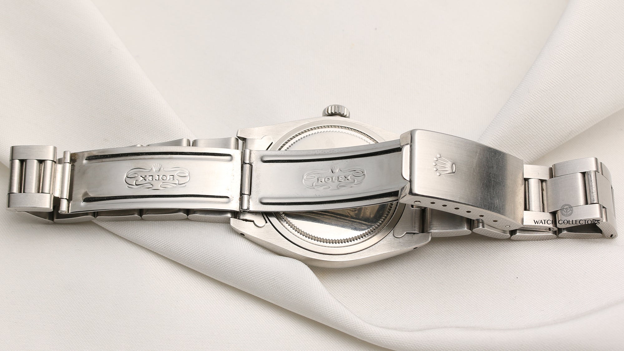 Rolex Oyster Perpetual UAE Milatary Crest Dial Stainless Steel Second Hand Watch Collectors 9