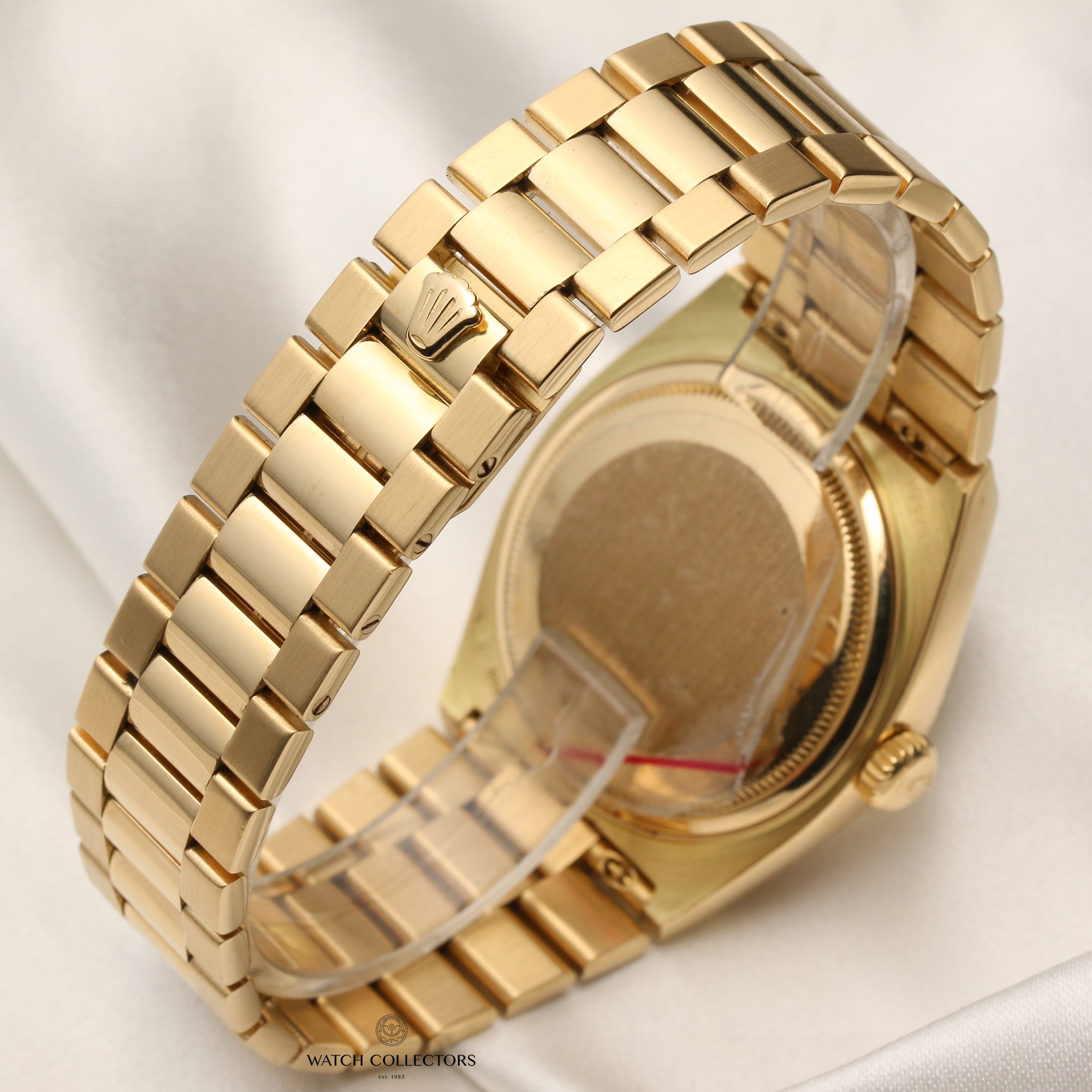 Rolex Oysterquartz Day-Date 19018 18K Yellow Gold Second Hand Watch Collectors 7