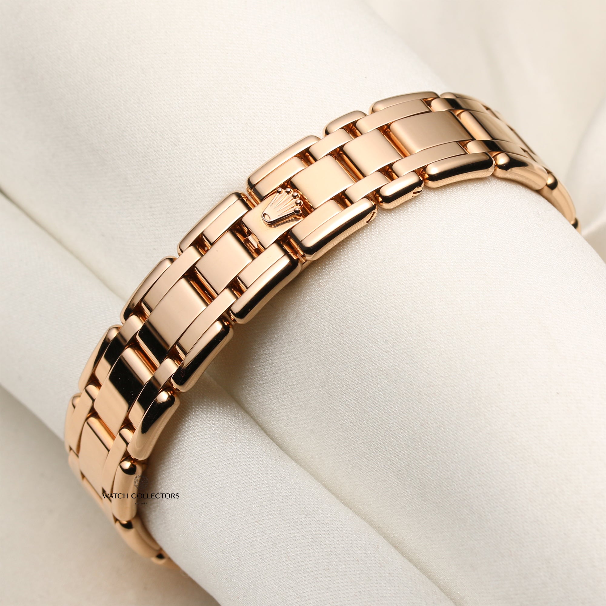 Rolex Pearlmaster 18K Rose Gold Chocolate Dial Diamond Bezel Second Hand Watch Collectors 9