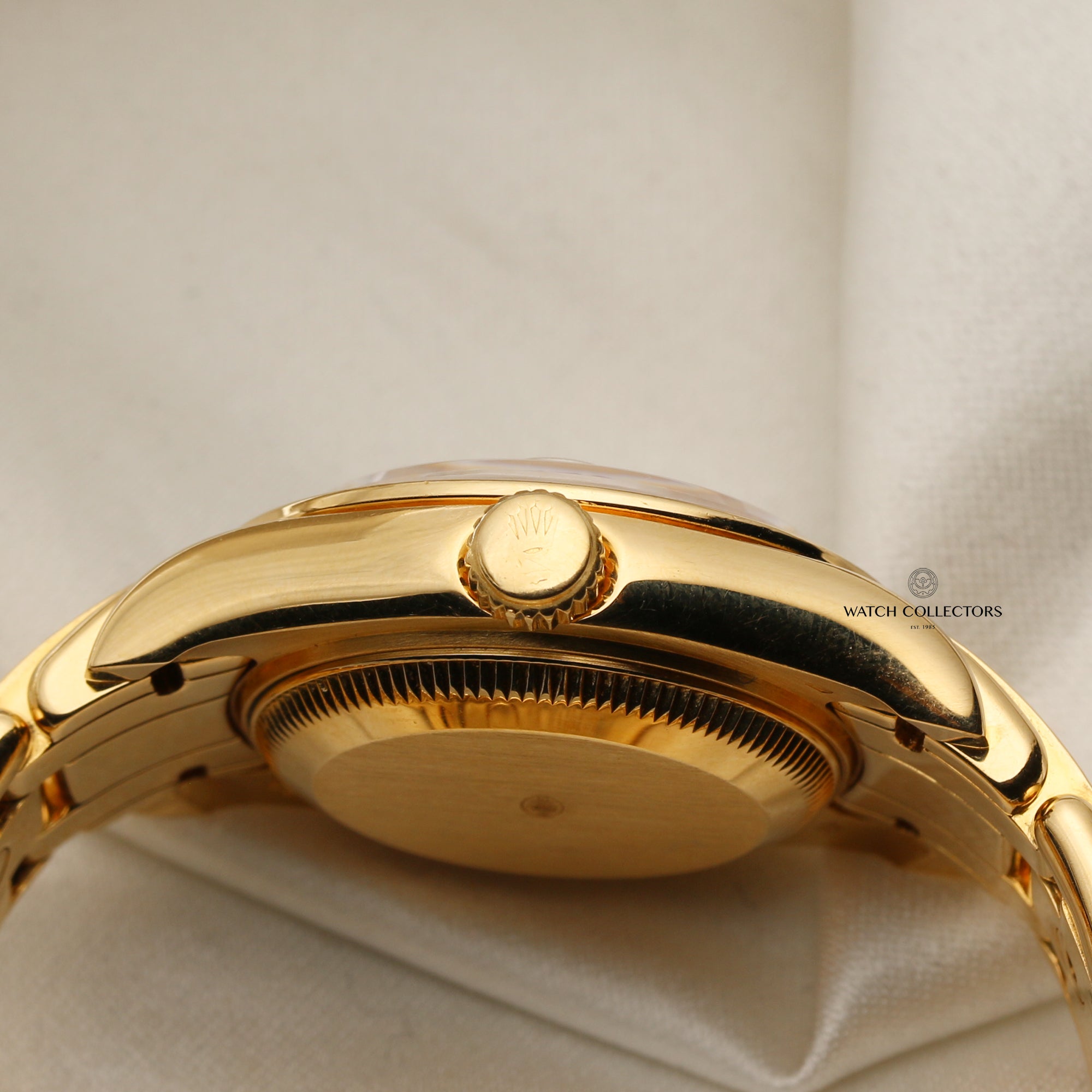 Rolex Pearlmaster 18K Yellow Gold Diamond Bracelet Second Hand Watch Collectors 6