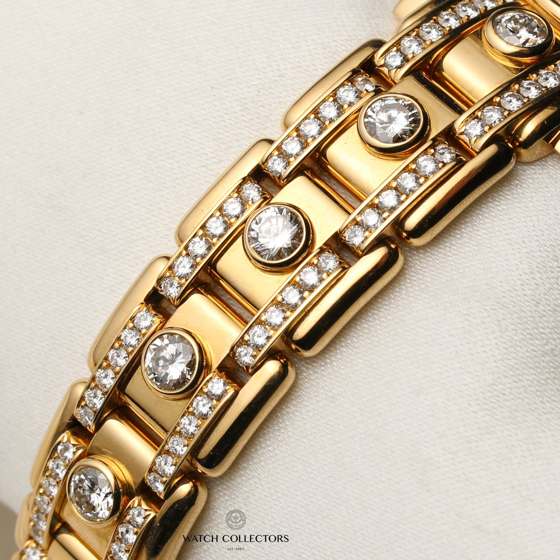 Rolex Pearlmaster 18K Yellow Gold Diamond Bracelet Second Hand Watch Collectors 7