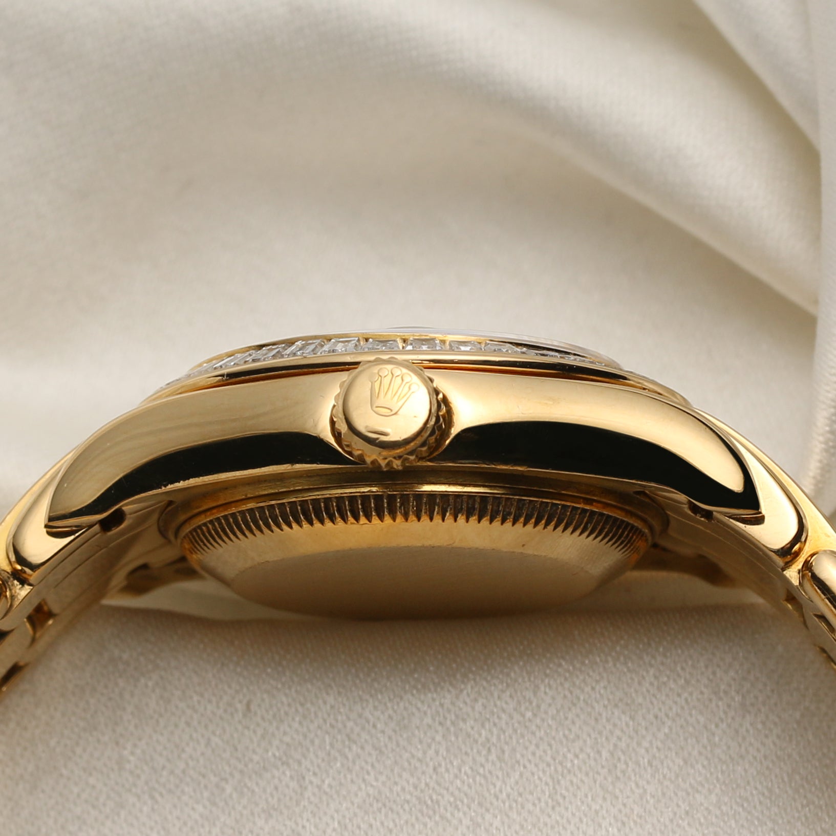 Rolex Pearlmaster 18K Yellow Gold Diamond Dial Bezel Second Hand Watch Collectors 6